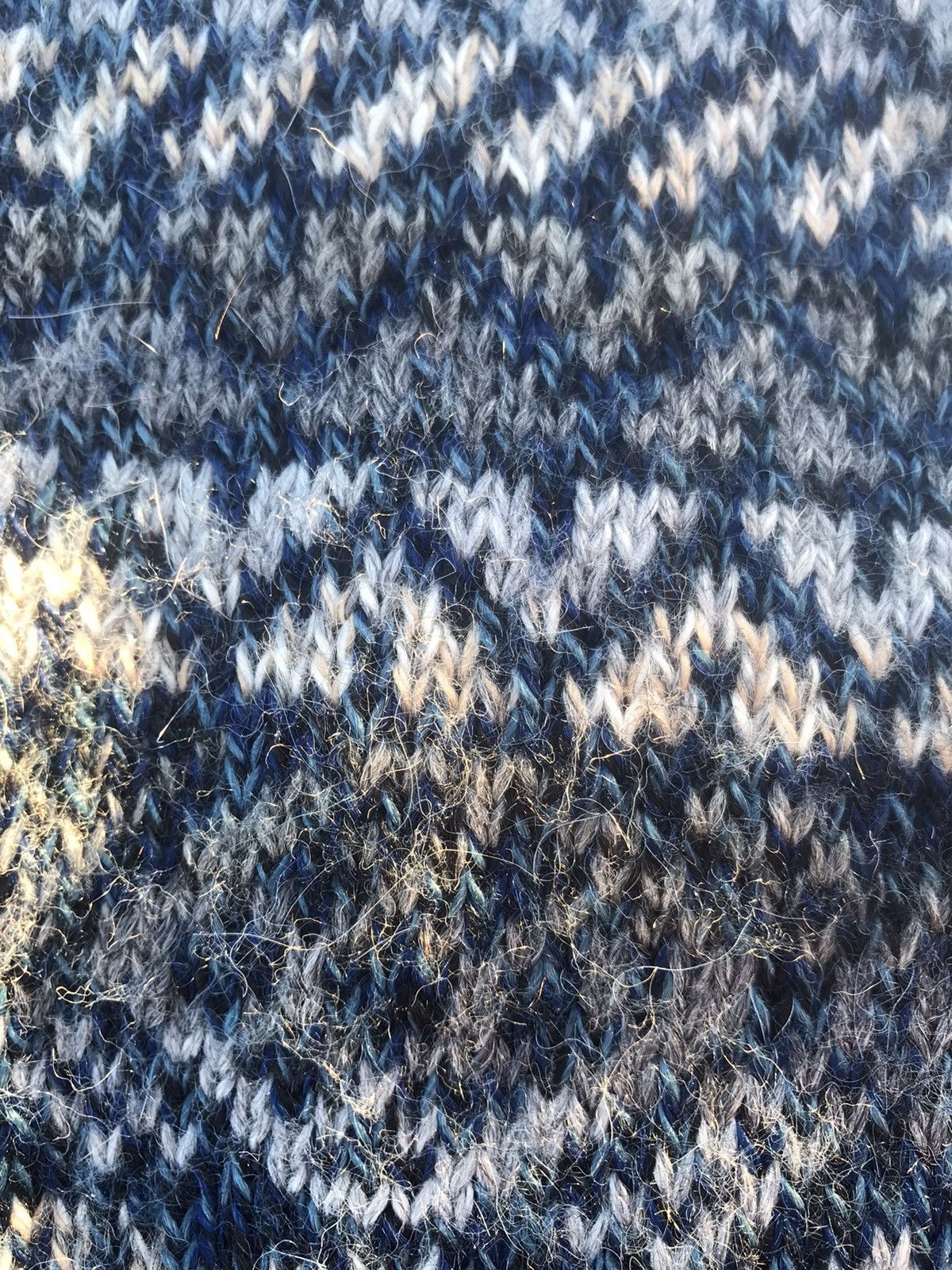 Handmade PURE BABY ALPACA HANDMADE KNITTED FAIR ISLE JUMPER Size US M / EU 48-50 / 2 - 5 Thumbnail