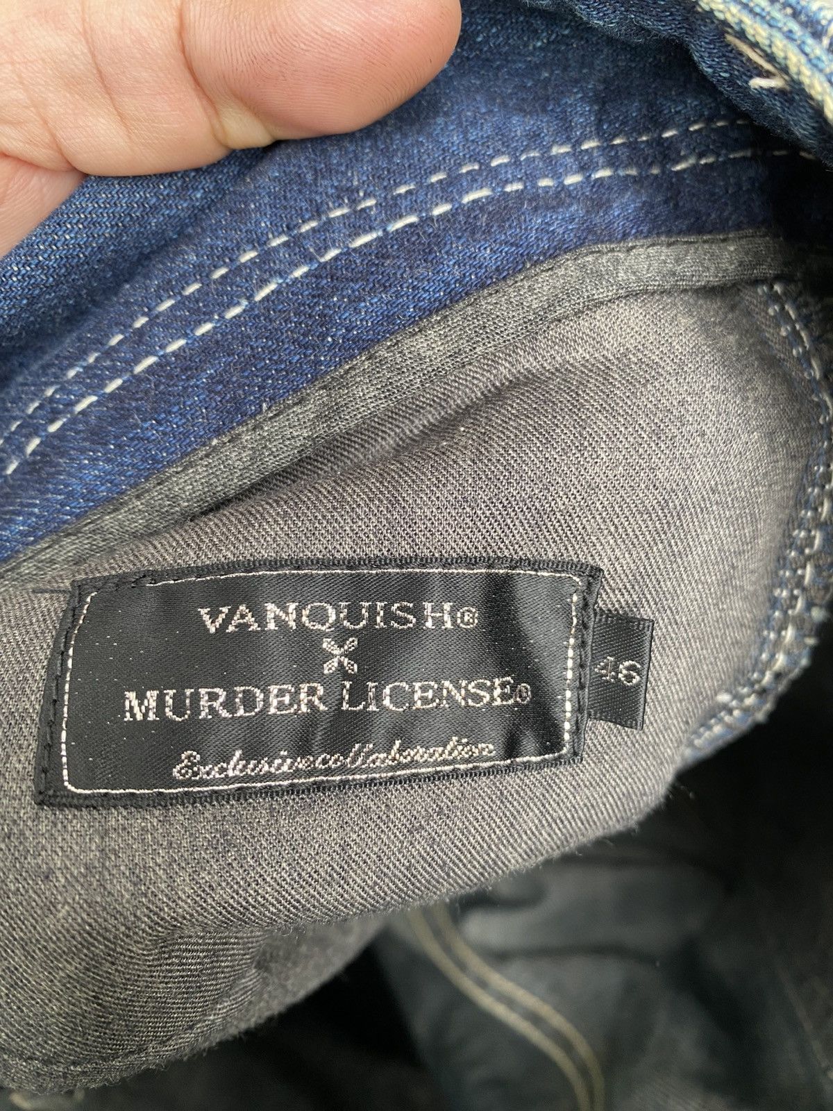 Murder License W34x33 Vanquish x murder license faded denime Size 34" / US 12 / IT 48 - 10 Thumbnail