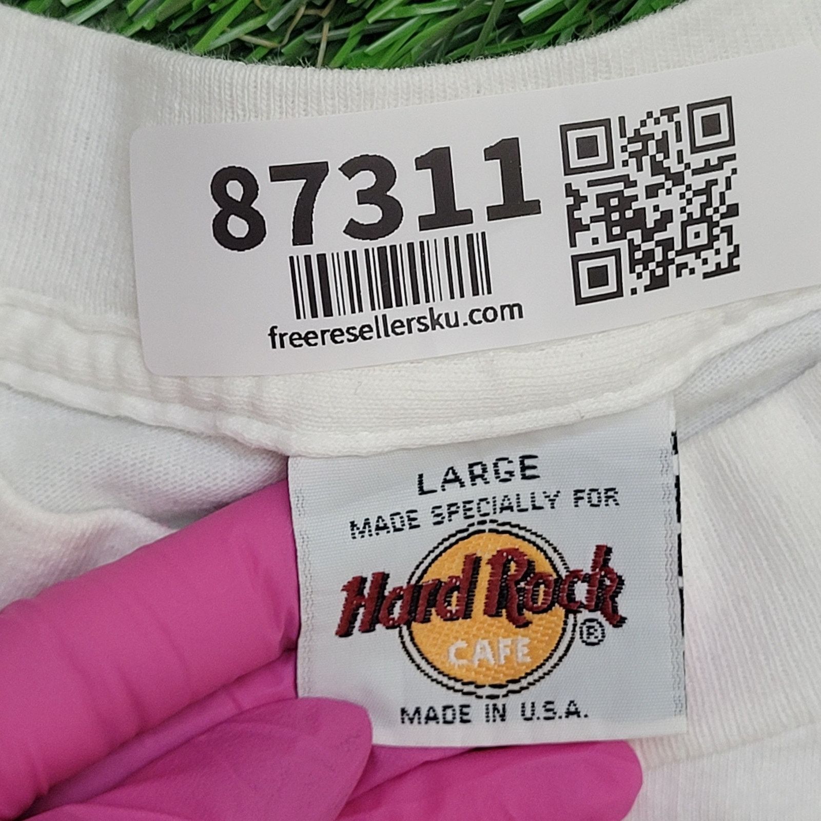 Hard Rock Cafe Vintage Hard-Rock Cafe Crop-Top Shirt Womens Large 20x20 Size L / US 10 / IT 46 - 7 Thumbnail