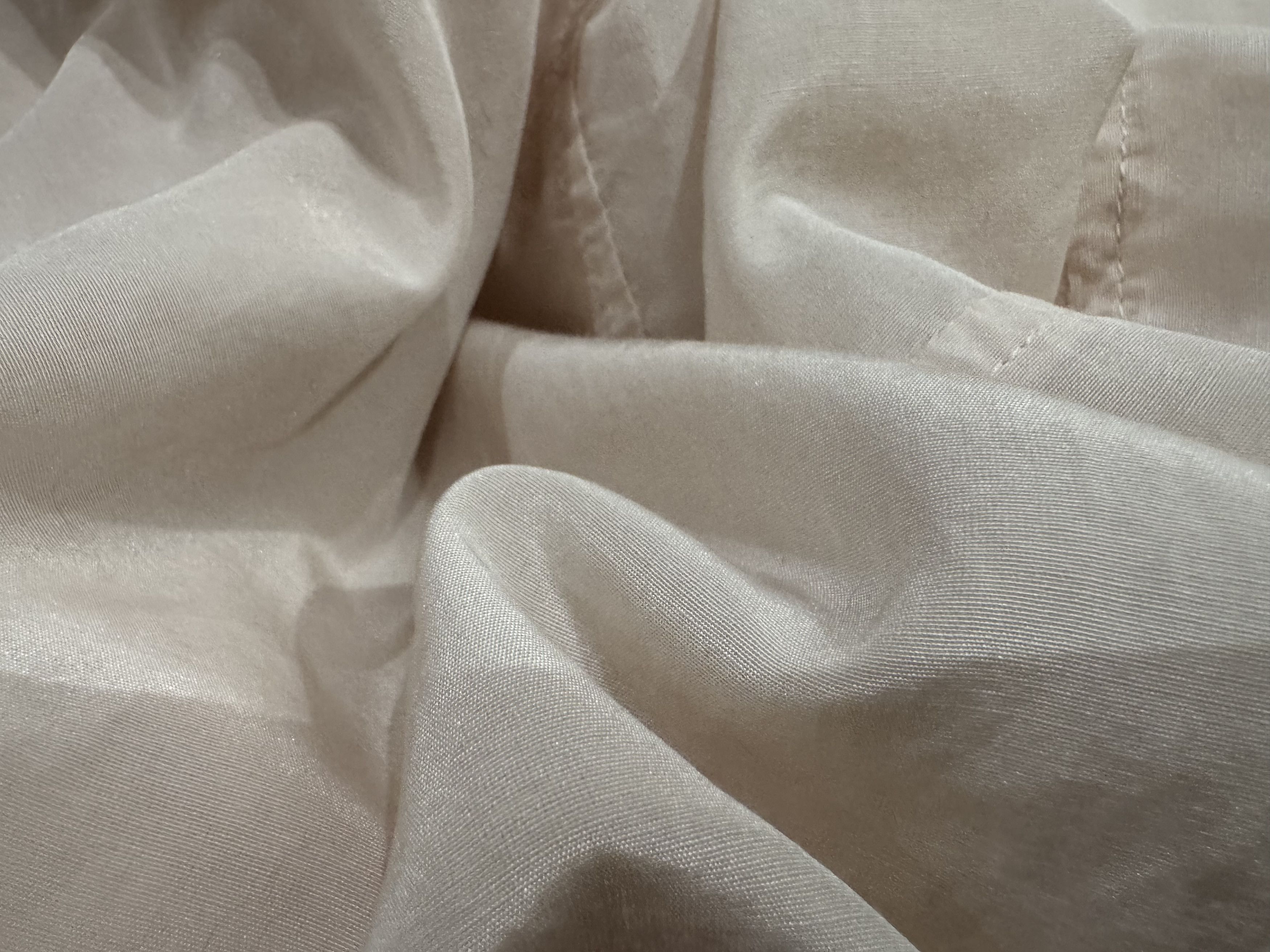 Cos COS Silk-Cotton Shirt in Cream (Size 2) Size XS / US 0-2 / IT 36-38 - 4 Thumbnail