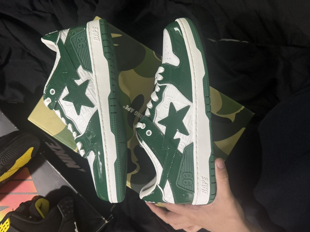 Bape Bape sk8sta green Size US 11 / EU 44 - 5 Thumbnail