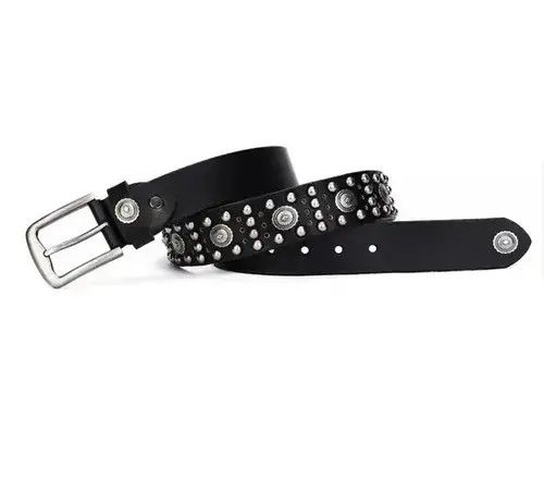 Other Metal Rivet Cowboy Belt Size ONE SIZE - 3 Thumbnail