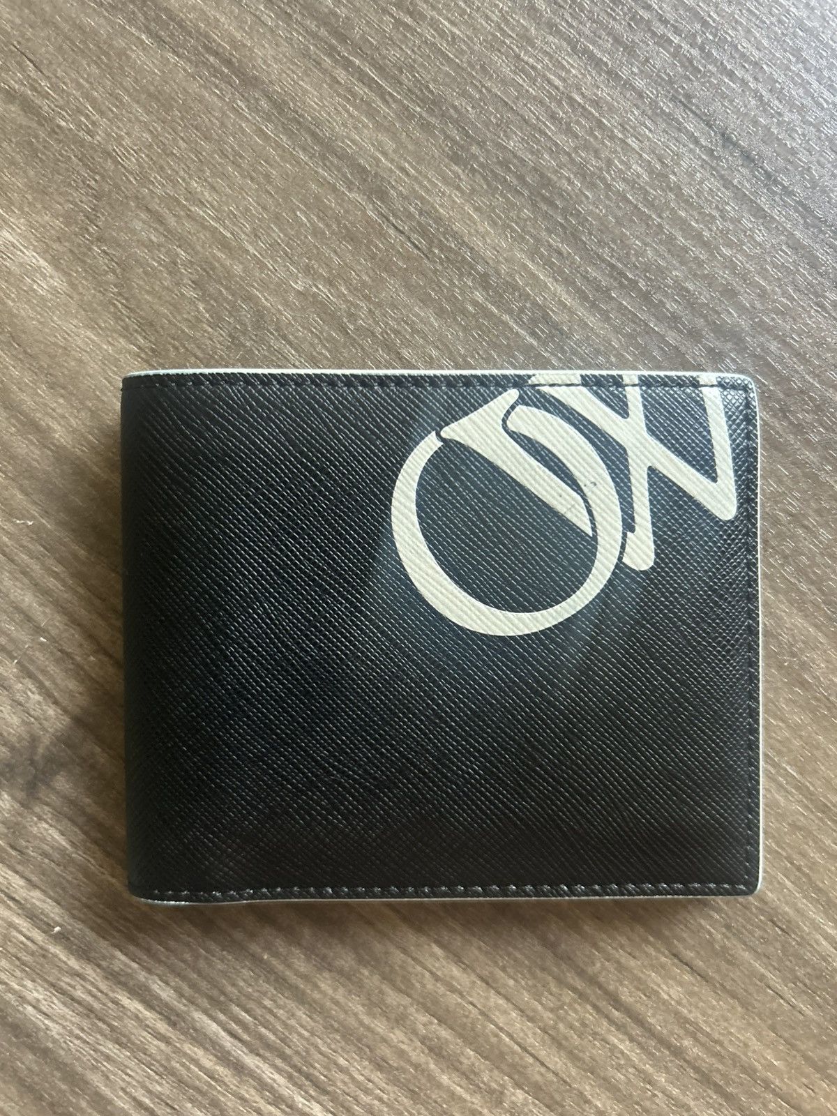 Off-White Off-White Logo Monogram Leather Bifold Wallet Size ONE SIZE - 2 Thumbnail