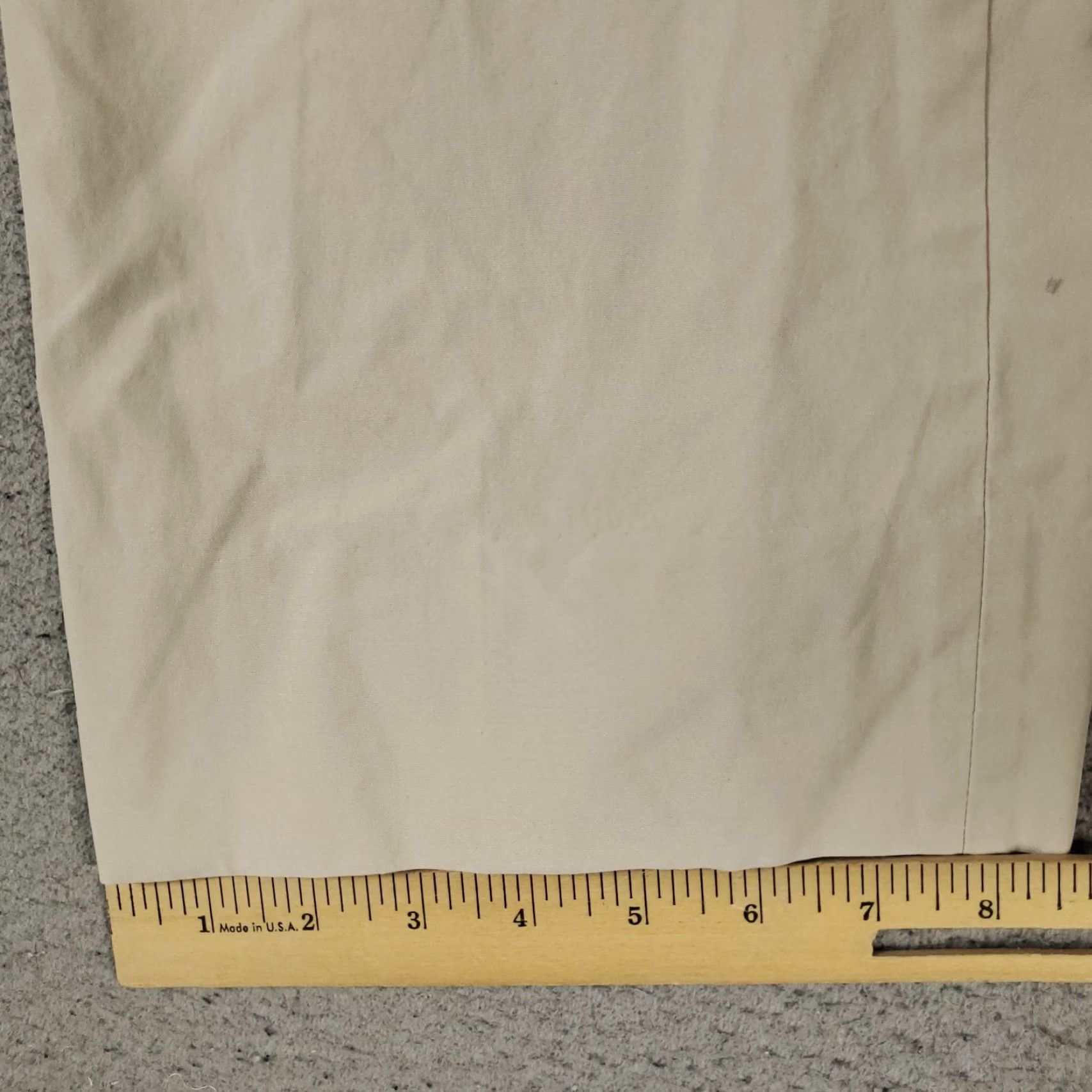 Brooks Brothers Brooks Brothers Pants Mens 38x29 Beige Flat Front Chino Trousers - Regular Fit, Flat Front, Cotton, Beltless, Chinese? Size US 38 / EU 54 - 6 Thumbnail