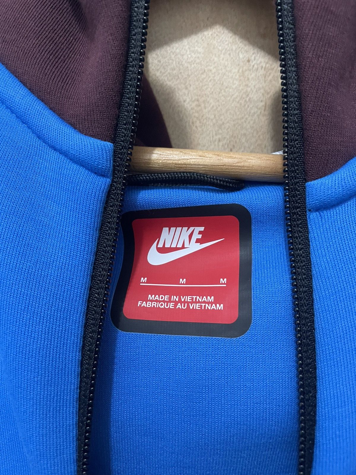 Nike NWT Nike Men M Tech Fleece Windrunner Burgundy Crush Blue Size US M / EU 48-50 / 2 - 6 Thumbnail