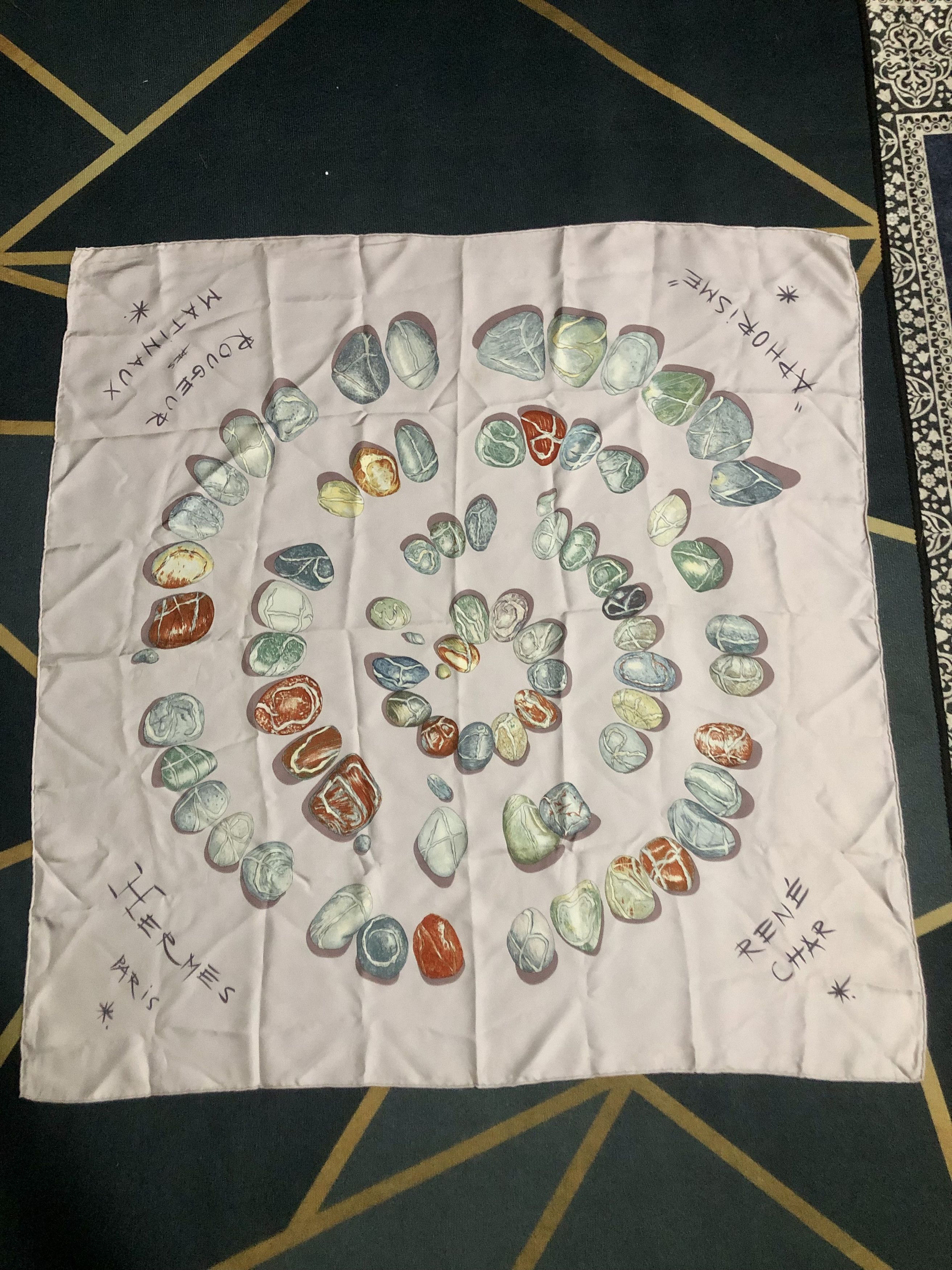Hermes Hermès "Impose ta Chance" silk twill scarf Size ONE SIZE - 2 Thumbnail