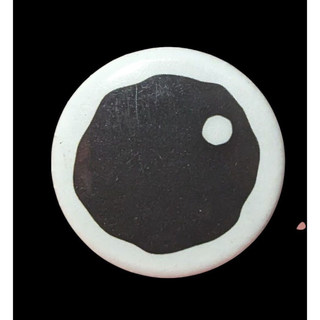 Other Cartoon Eye Black And White Fashion Button/Pin Size ONE SIZE - 1 Thumbnail