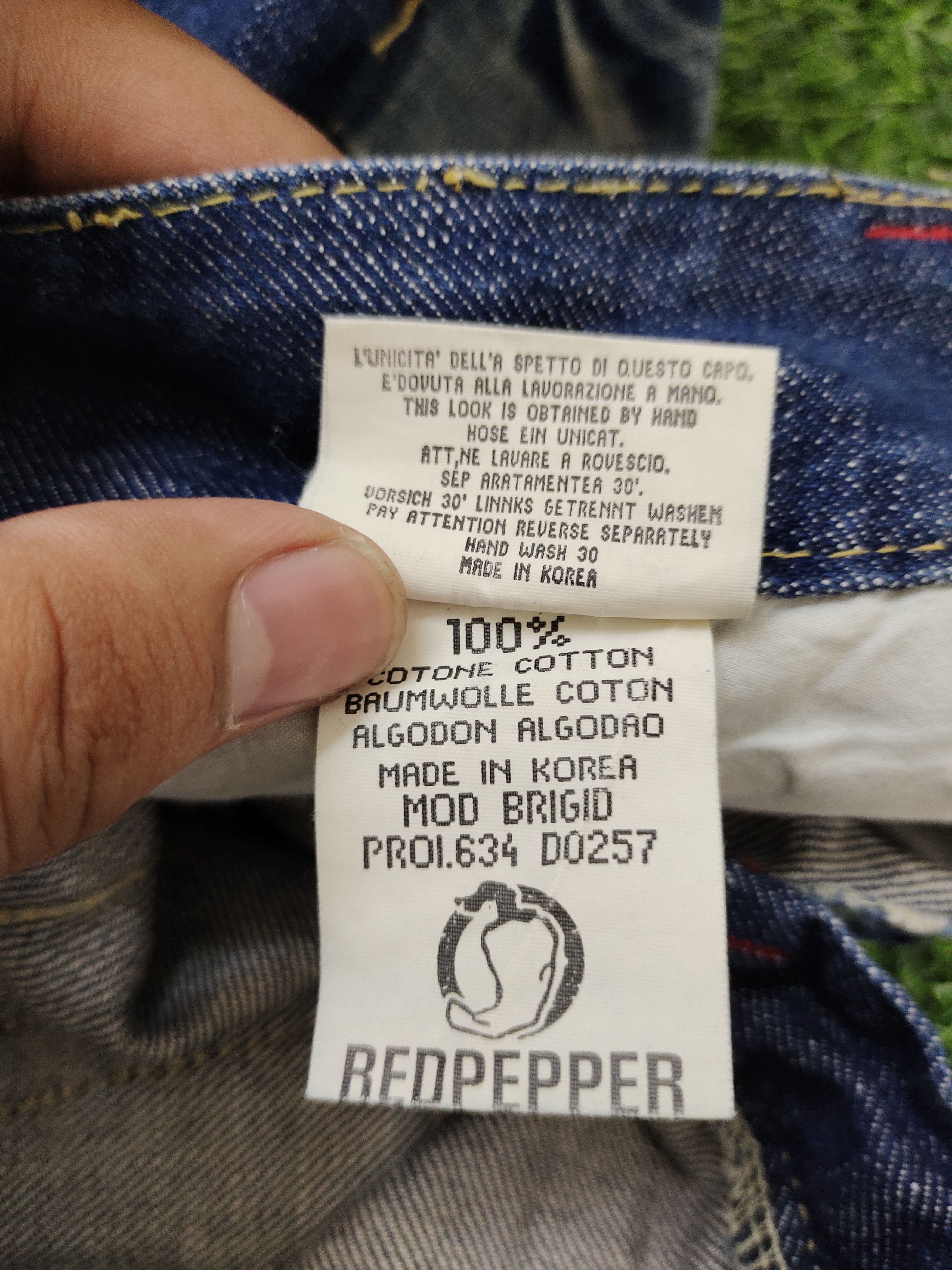 If Six Was Nine Flare Baggy Jean Red Pepper Distres Faded Low Rise Boot Cut Size US 29 - 18 Thumbnail