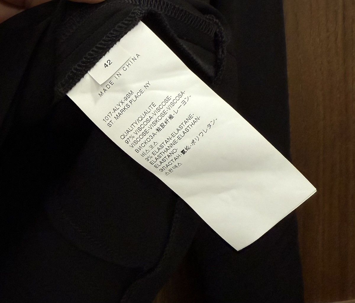 1017 ALYX 9SM 1017 ALYX 9SM Black T-Shirt Long Sleeve Size M / US 6-8 / IT 42-44 - 9 Thumbnail