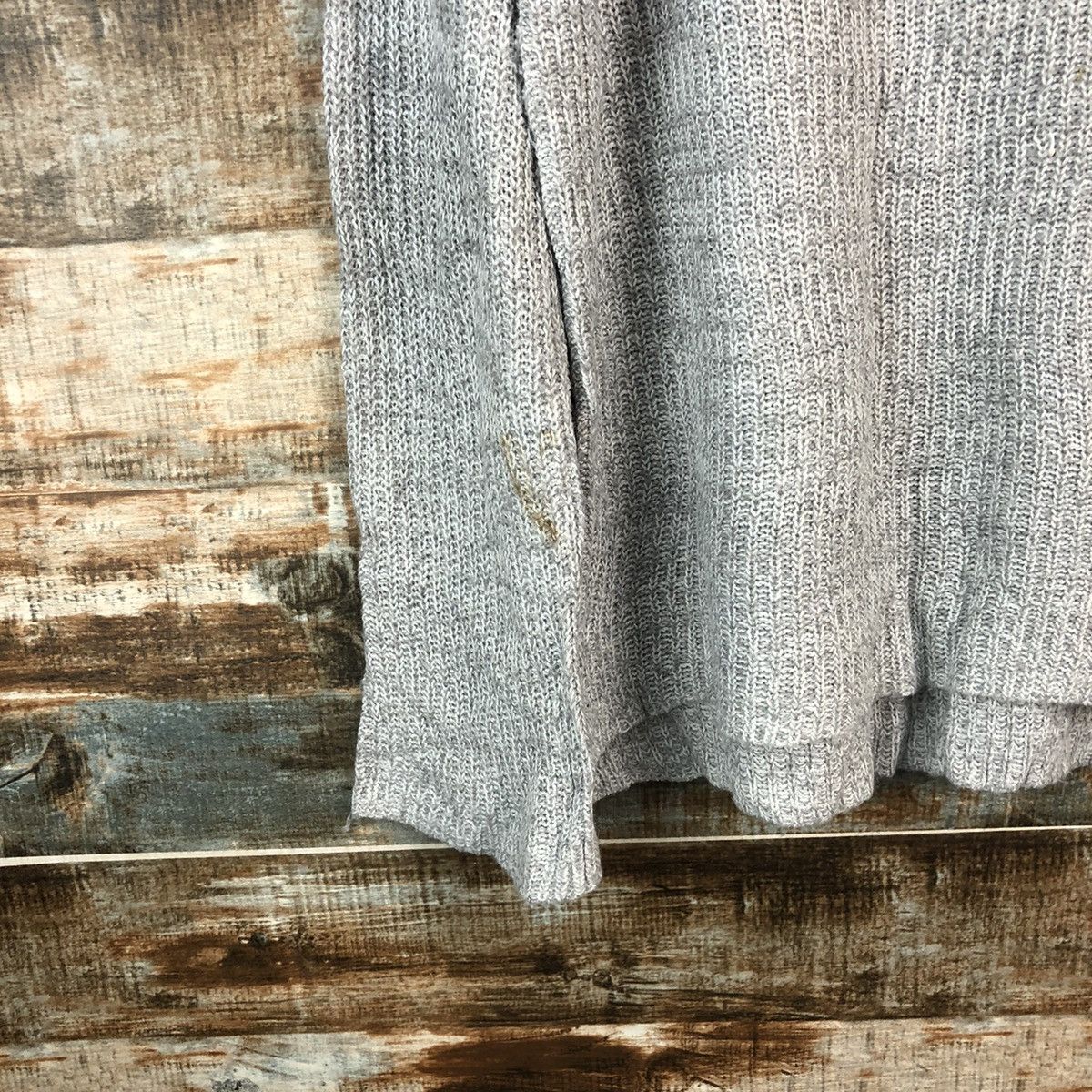 Homespun Knitwear × Japanese Brand Putietal Grey vintage Knitwear #A2231 Size US M / EU 48-50 / 2 - 7 Thumbnail