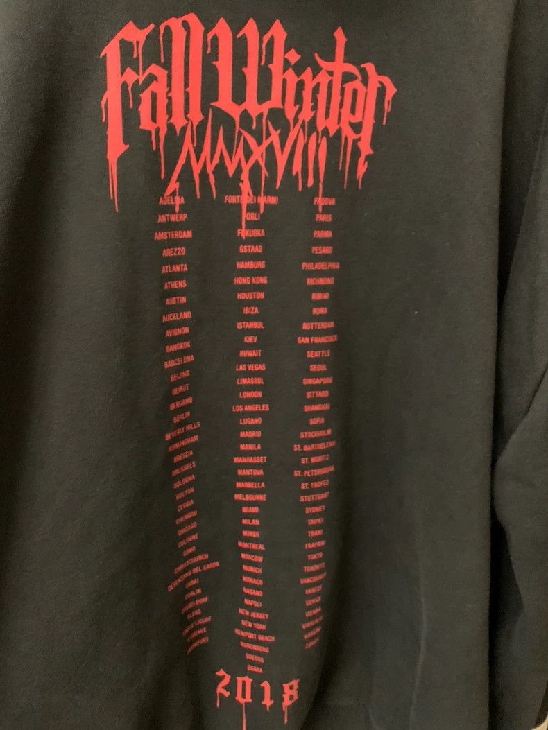Vetements Vetements 18ss Blood Droplets thick hoodie Size US XS / EU 42 / 0 - 4 Thumbnail
