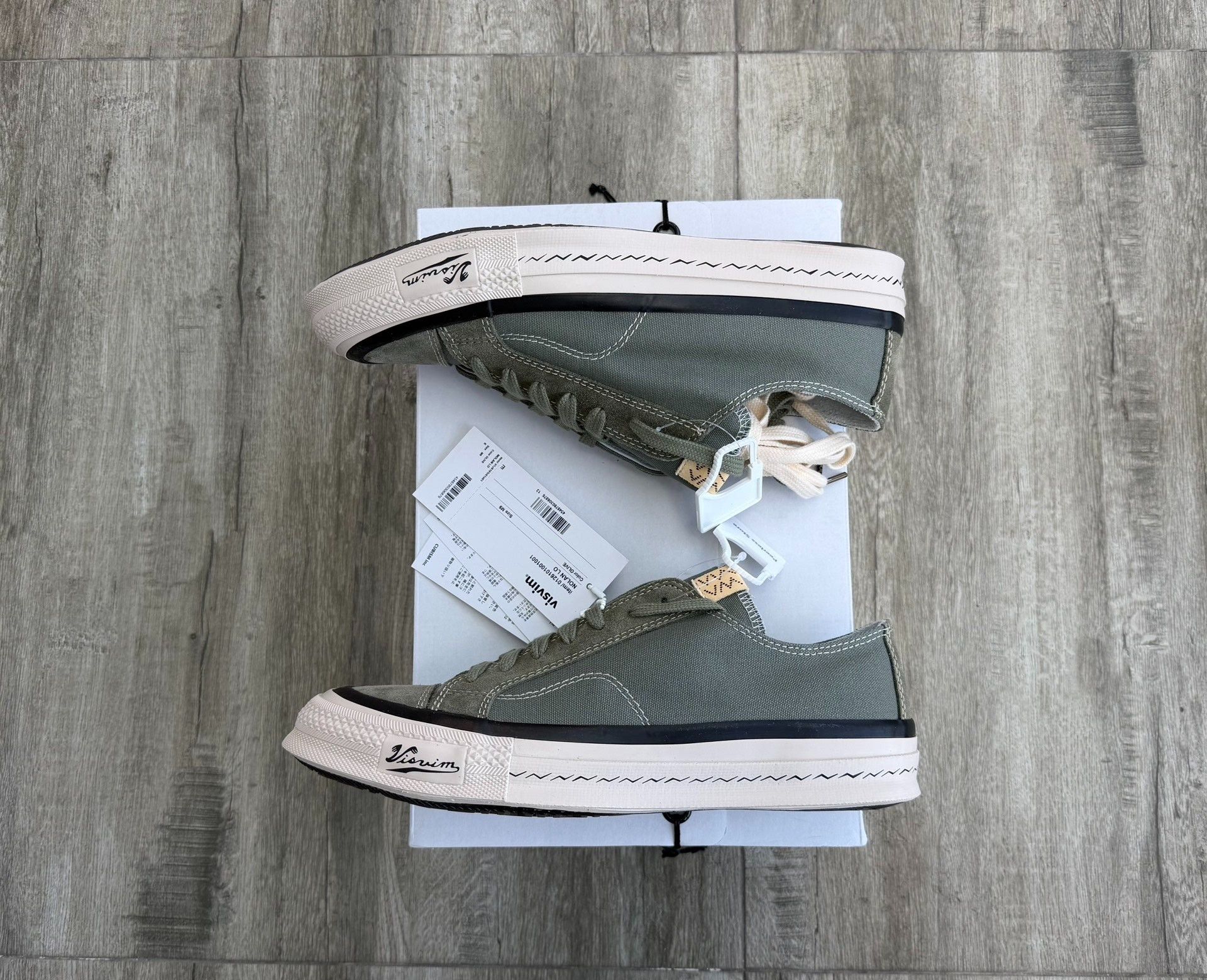 Visvim VISVIM NOLAN LO Canvas Leather Low-Top Size US 9 / EU 42 - 2 Thumbnail