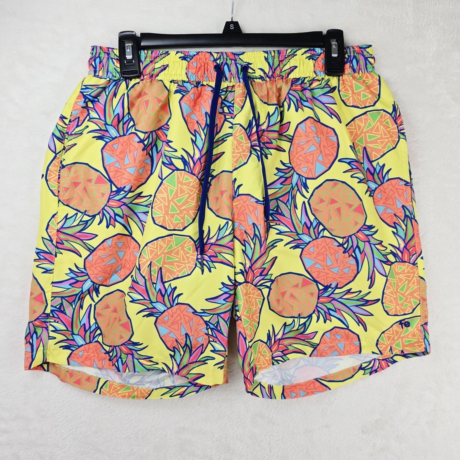 Tipsy Elves Tipsy Elves Board Shorts Mens XL Pineapple Swim Trunks Beach Size US 30 / EU 46 - 2 Thumbnail