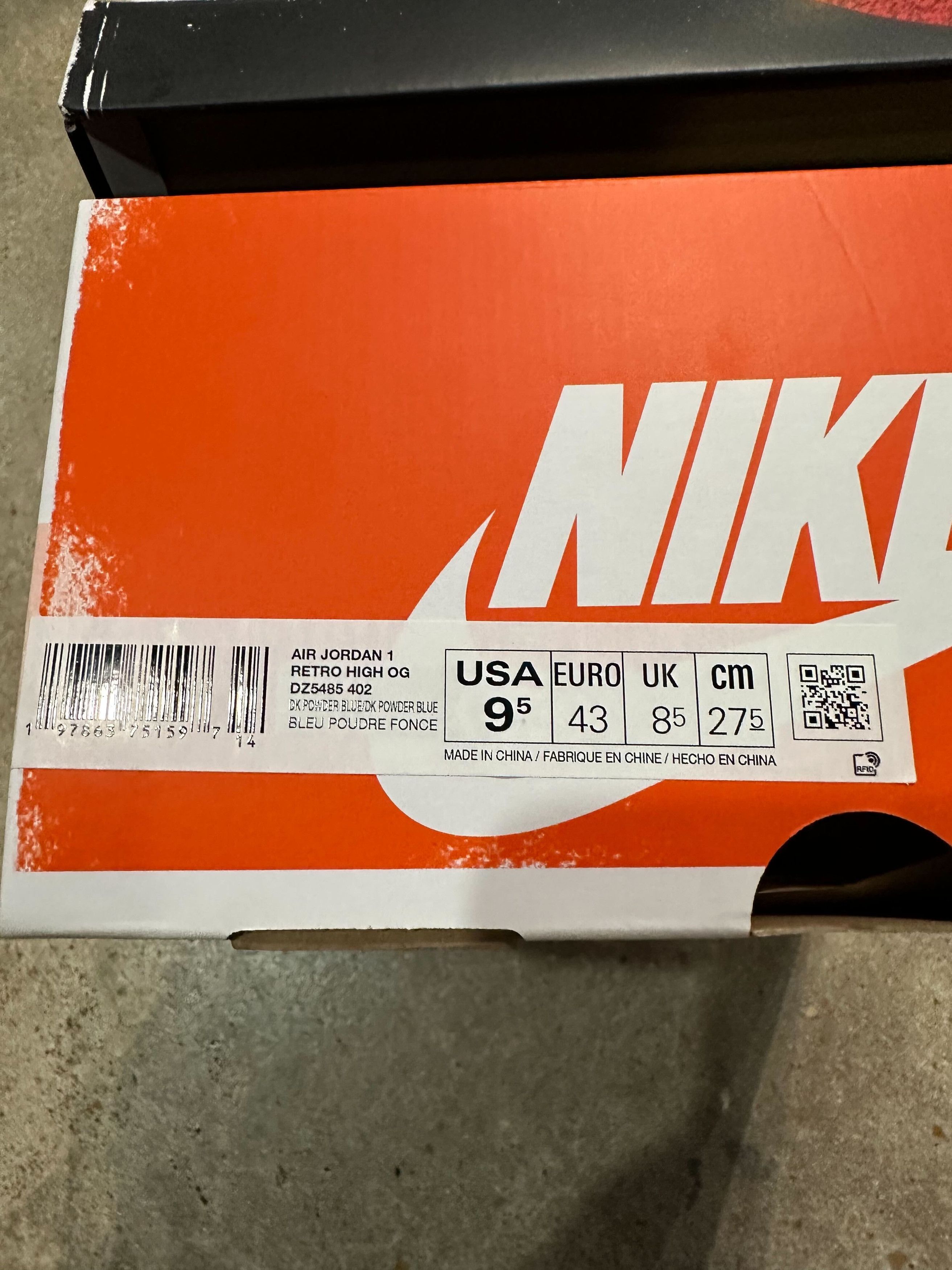 Jordan Brand Jordan 1 Retro High OG UNC Reimagined Size US 9.5 / EU 42-43 - 4 Thumbnail