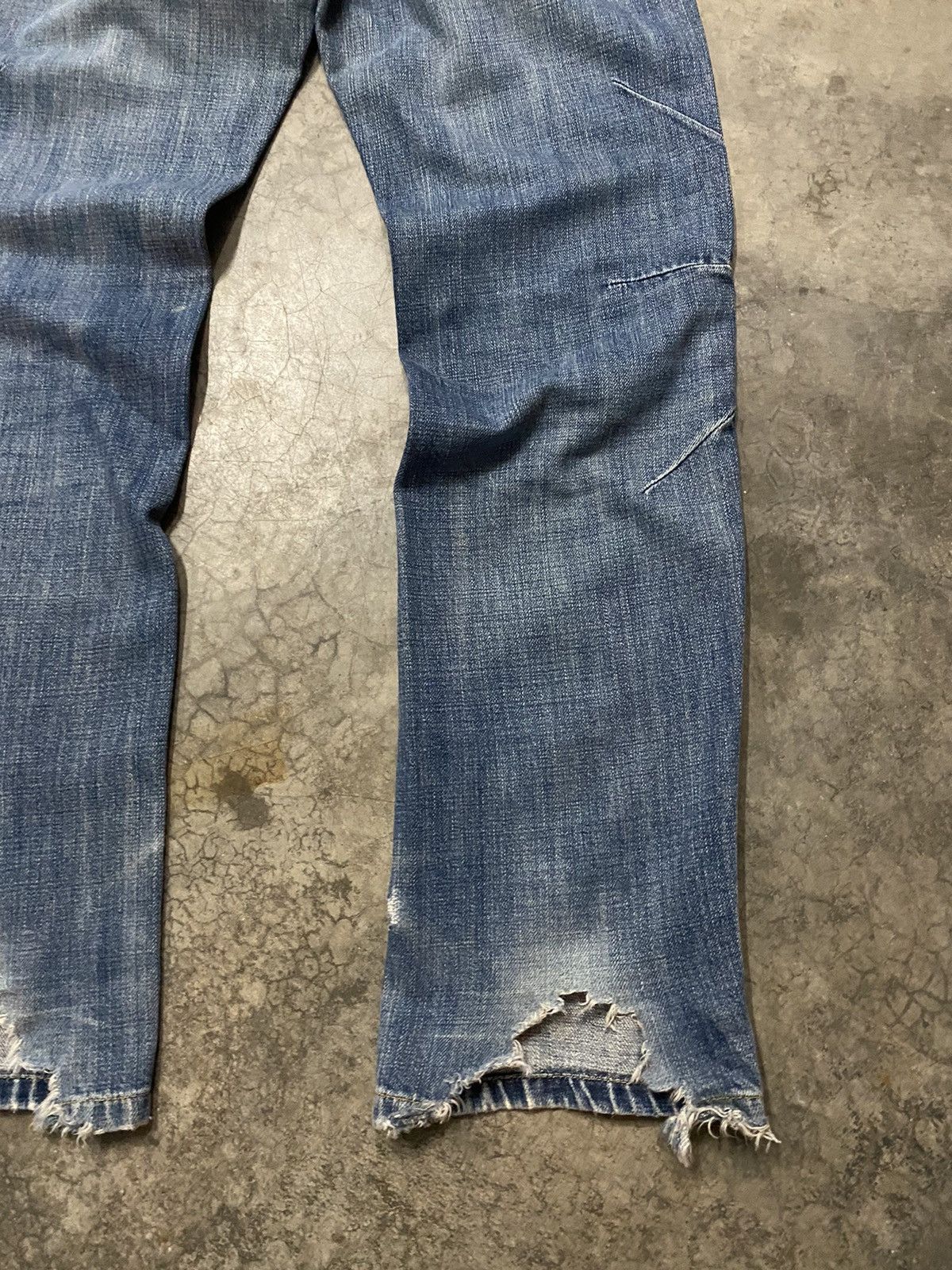 Japanese Brand × Nicole Club × Tornado Mart Japanese Monsieur Nicole Ripped Distressed Jeans p129 Size US 30 / EU 46 - 3 Thumbnail