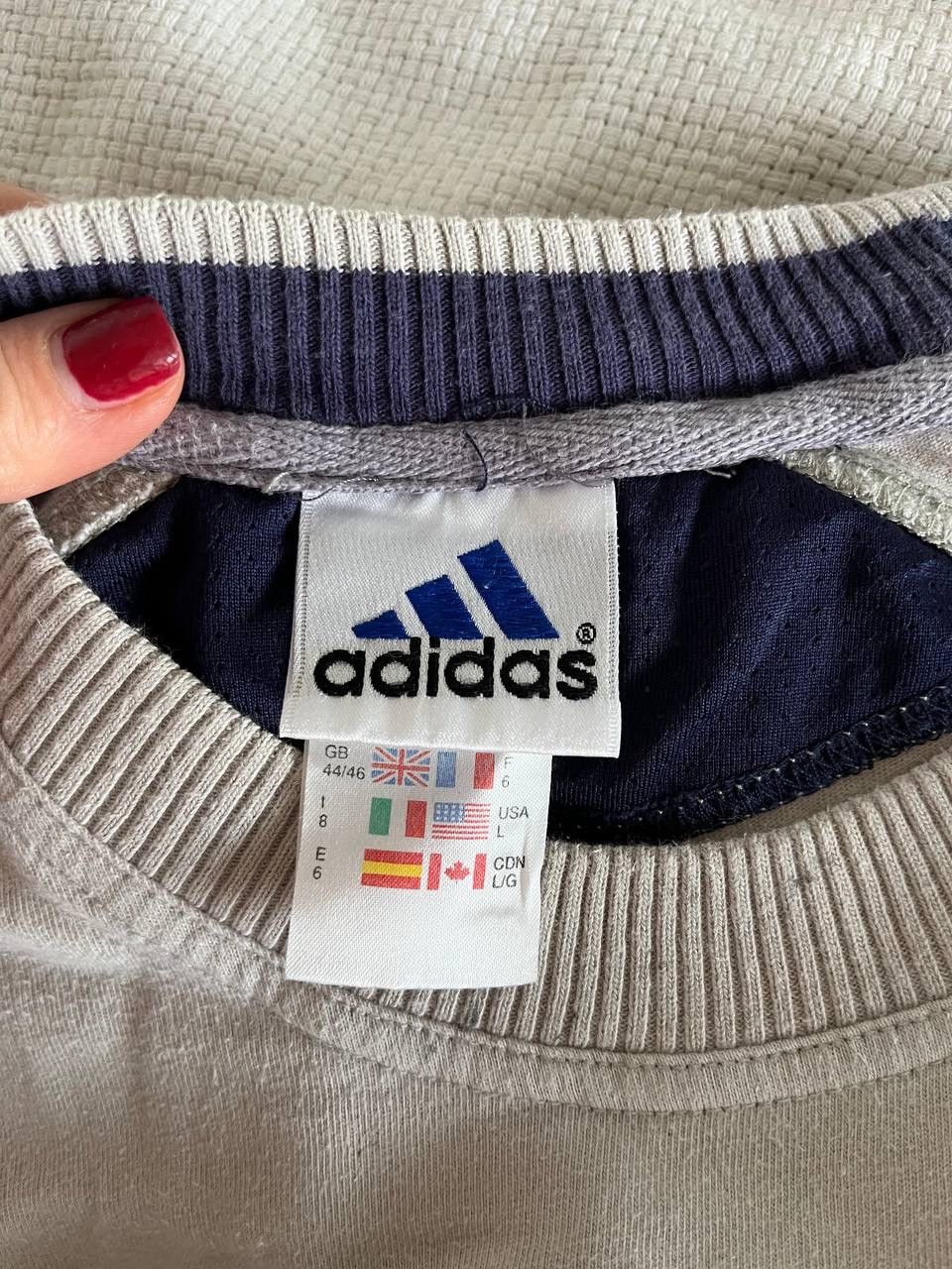 Adidas × Vintage 🔥1 of 1🔥 Adidas custom tee vintage Handmade Size US L / EU 52-54 / 3 - 3 Thumbnail