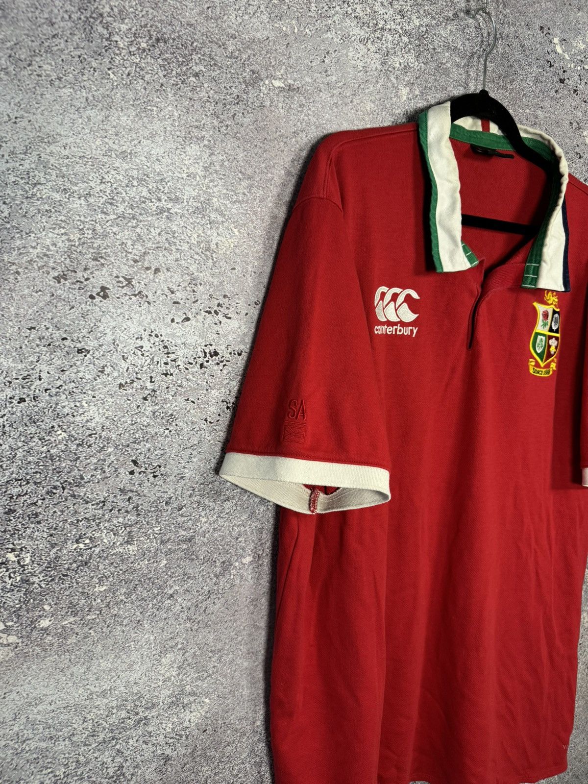 Canterbury of New Zealand Men’s Red British Irish Lions Rugby Jersey Canterbury 2XL Size US XXL / EU 58 / 5 - 5 Thumbnail