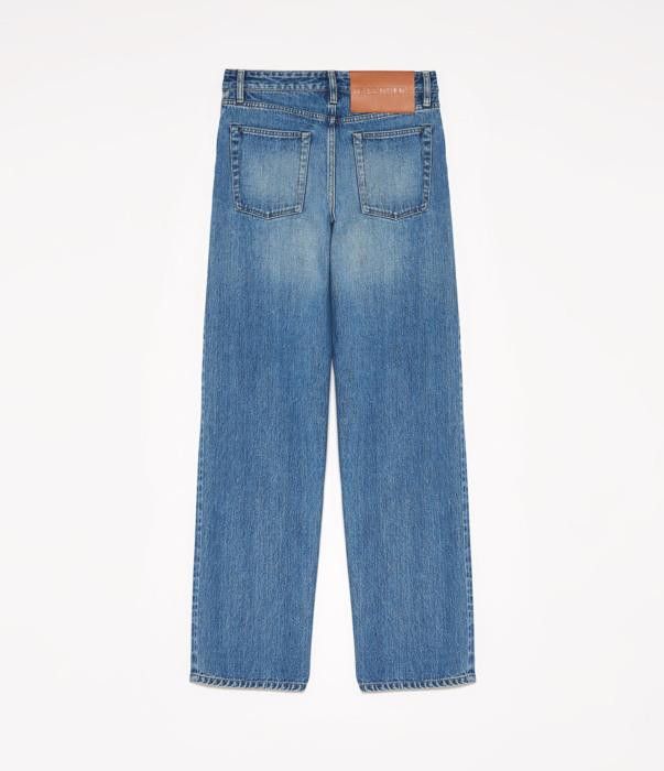 Jil Sander o1w1db10825 Denim Pants in Blue Size 27" / US 4 / IT 40 - 2 Thumbnail