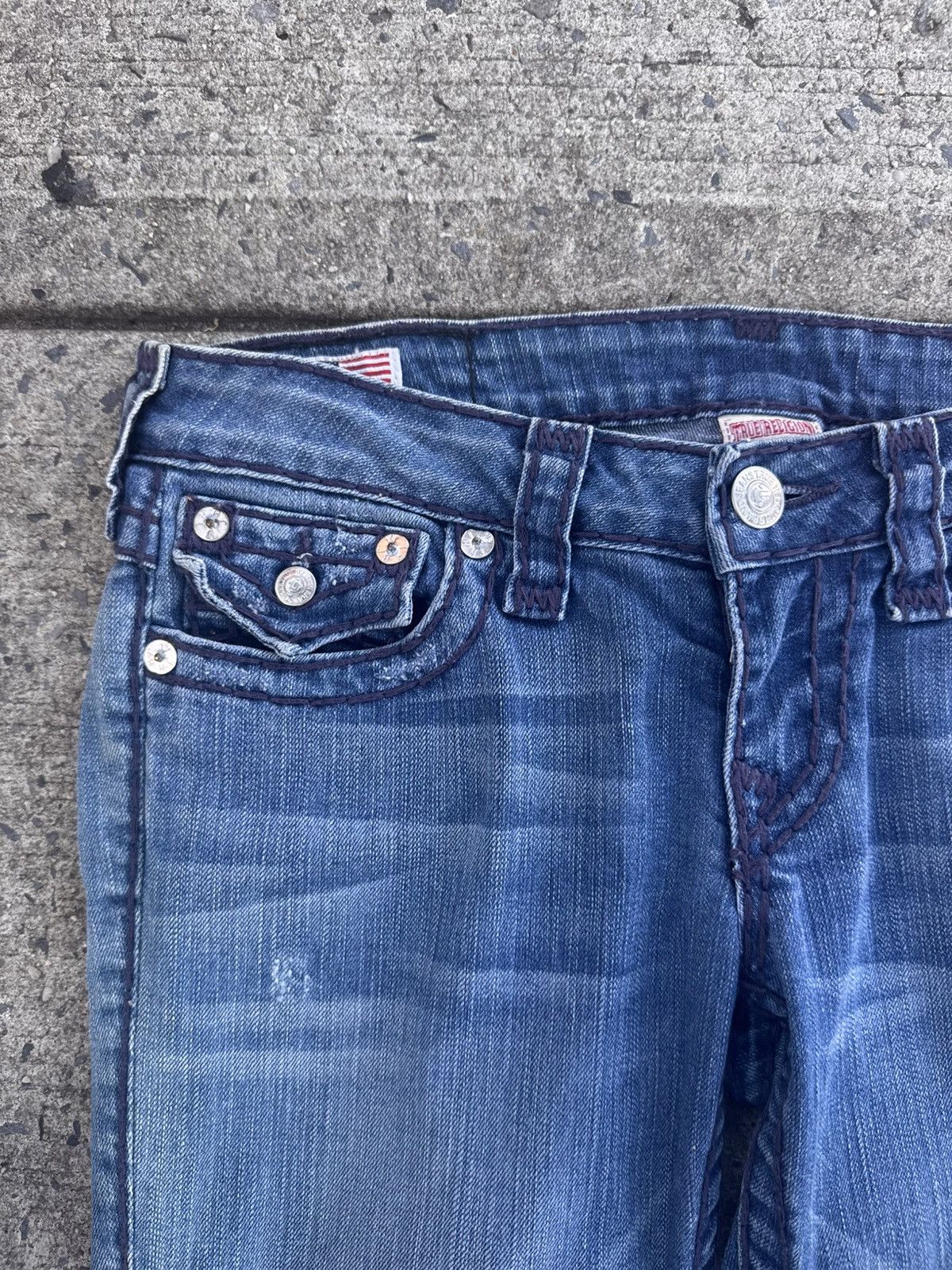 True Religion True Religion Billy Super T Jeans - Classic Bootcut Denim Size 28" / US 6 / IT 42 - 17 Thumbnail