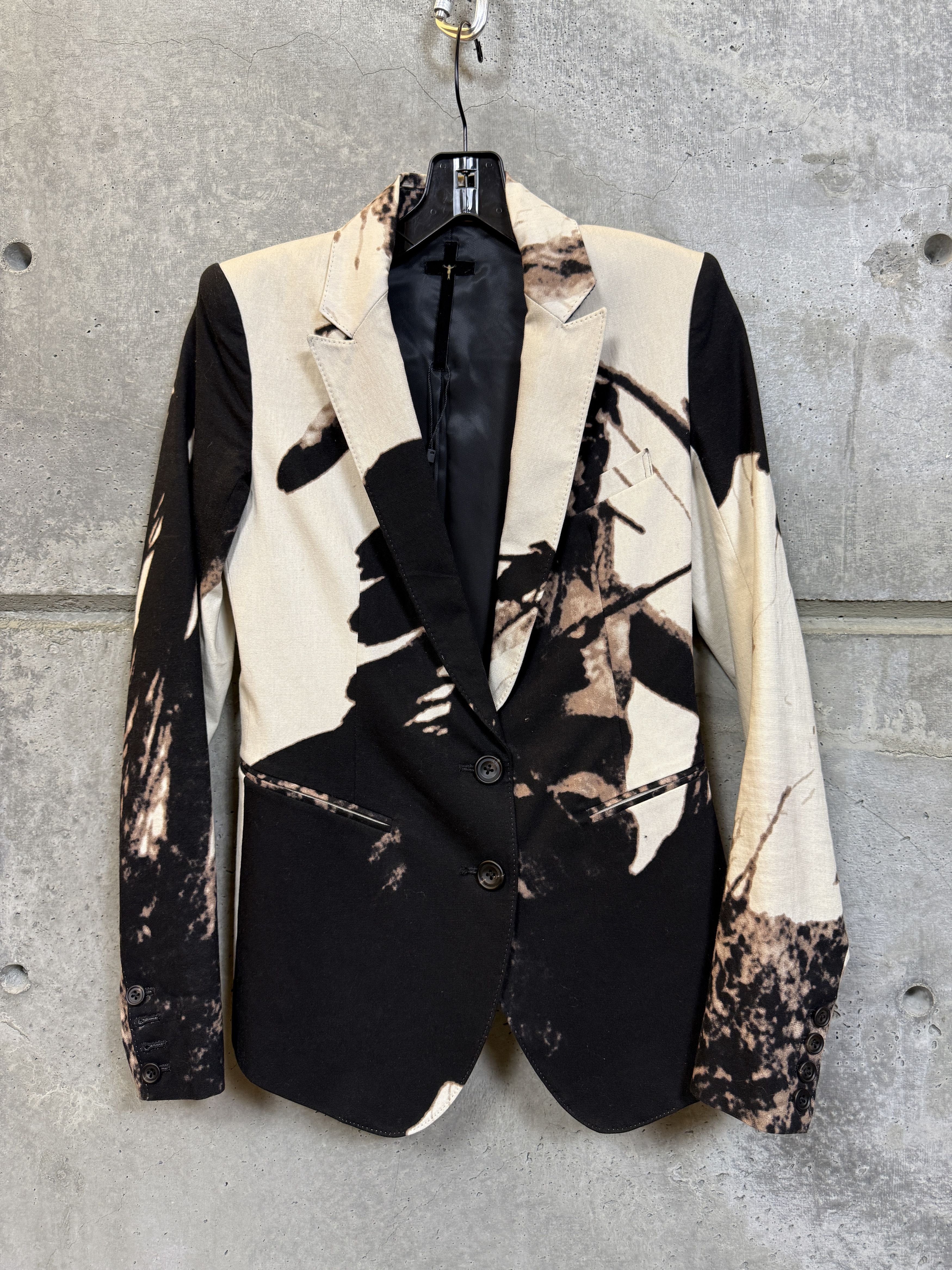 Le Grande Bleu (L.G.B.) Le Grande Bleu (L.G.B.) Bow Horse Graphic Print Blazer Size S / US 4 / IT 40 - 1 Thumbnail