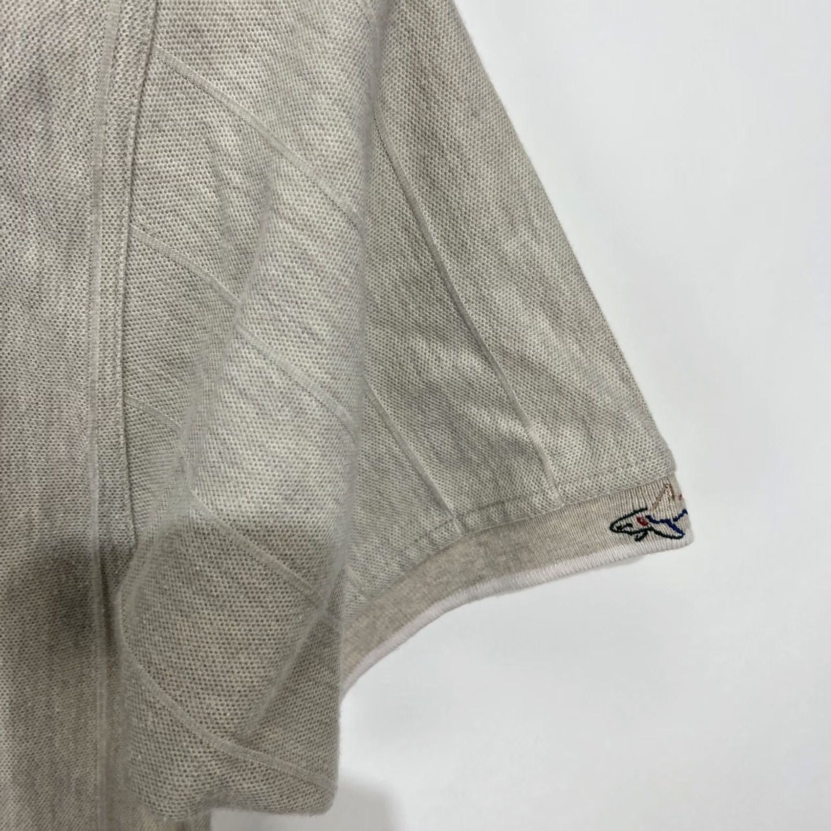 Vintage VINTAGE Greg Norman Polo Shirt S/S Men's XL Tan Shark Logo Ribbed Collar 90s Shark Notes Mens XL Polo Size US XL / EU 56 / 4 - 4 Thumbnail