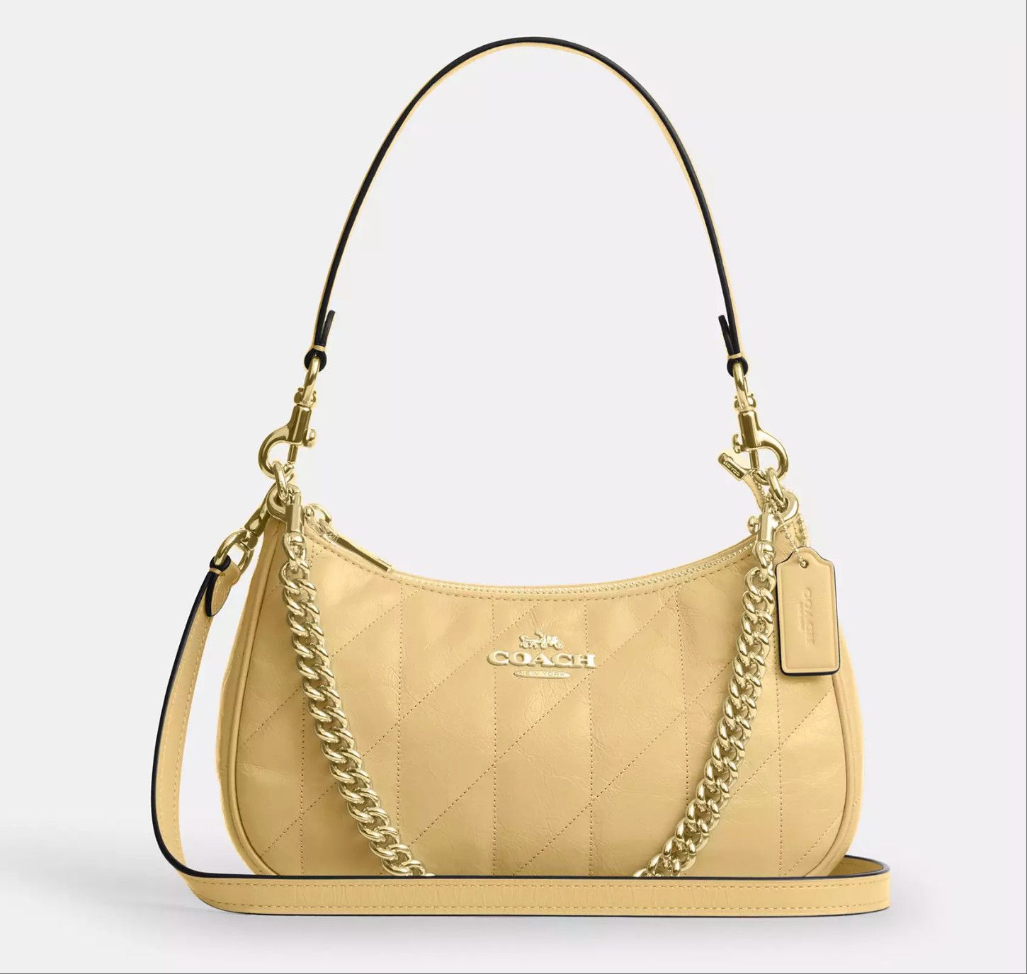 Coach NWT Coach Teri Shoulder Bag With Quilting CDY83 Size ONE SIZE - 8 Thumbnail