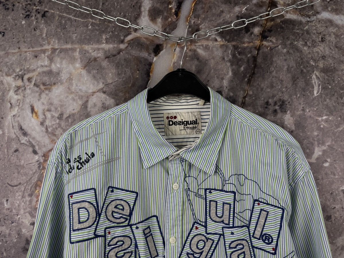Desigual Men’s Desigual Shirt Button Up Streetwear Size XXXL Size US XXL / EU 58 / 5 - 2 Thumbnail