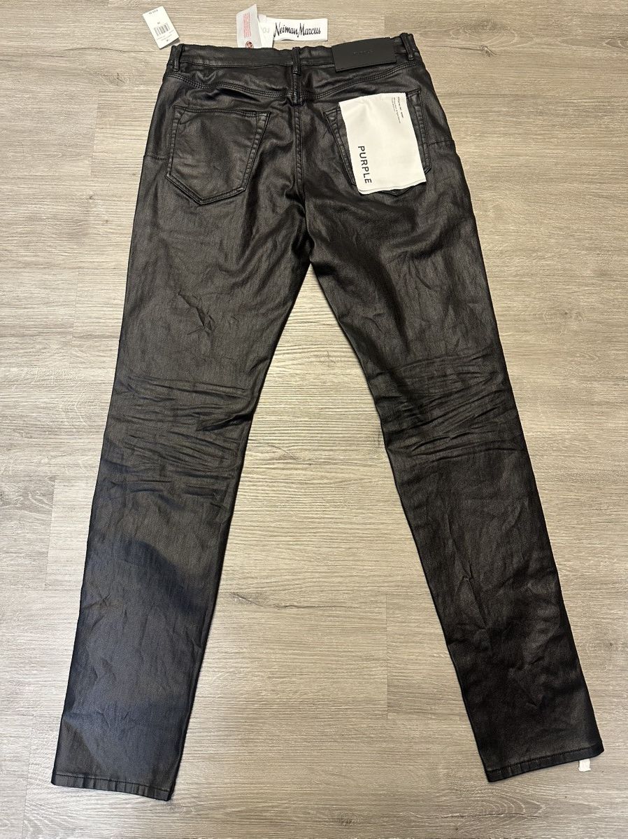 Purple Brand Purple brand Black Wax Jeans Size US 30 / EU 46 - 2 Thumbnail