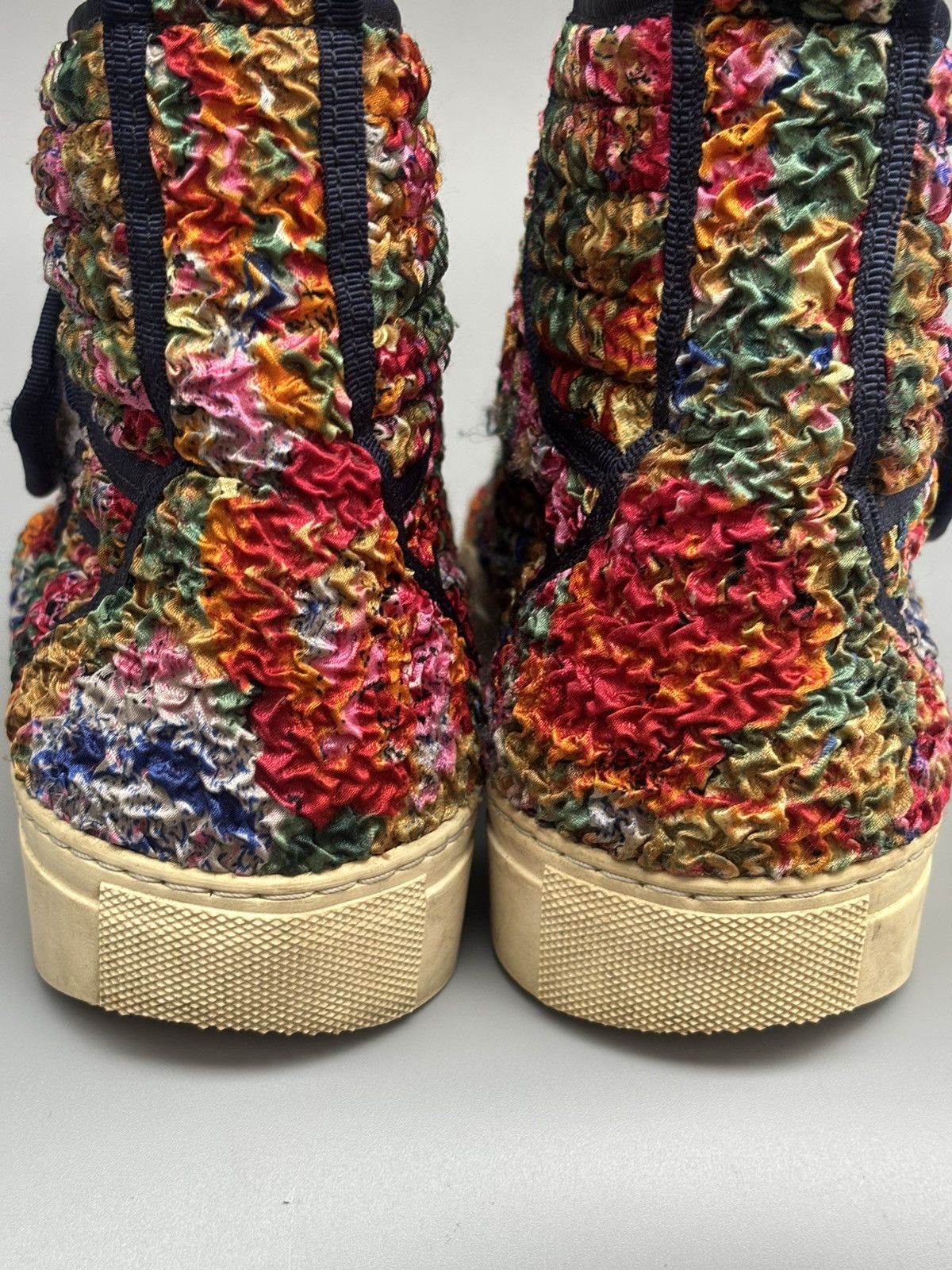 Raf Simons Ss 2013 raf simons velcro floral sneakers Size US 7 / EU 40 - 16 Thumbnail
