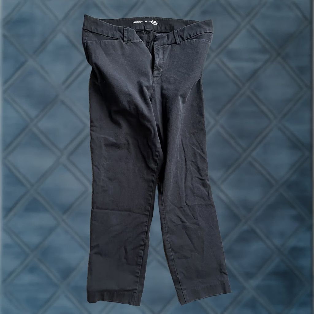 Old Navy Old Navy Women Black Pixie Skinny Ankle Pants Size 14 High Rise Pockets Size 36" / US 14 / IT 50 - 1 Thumbnail