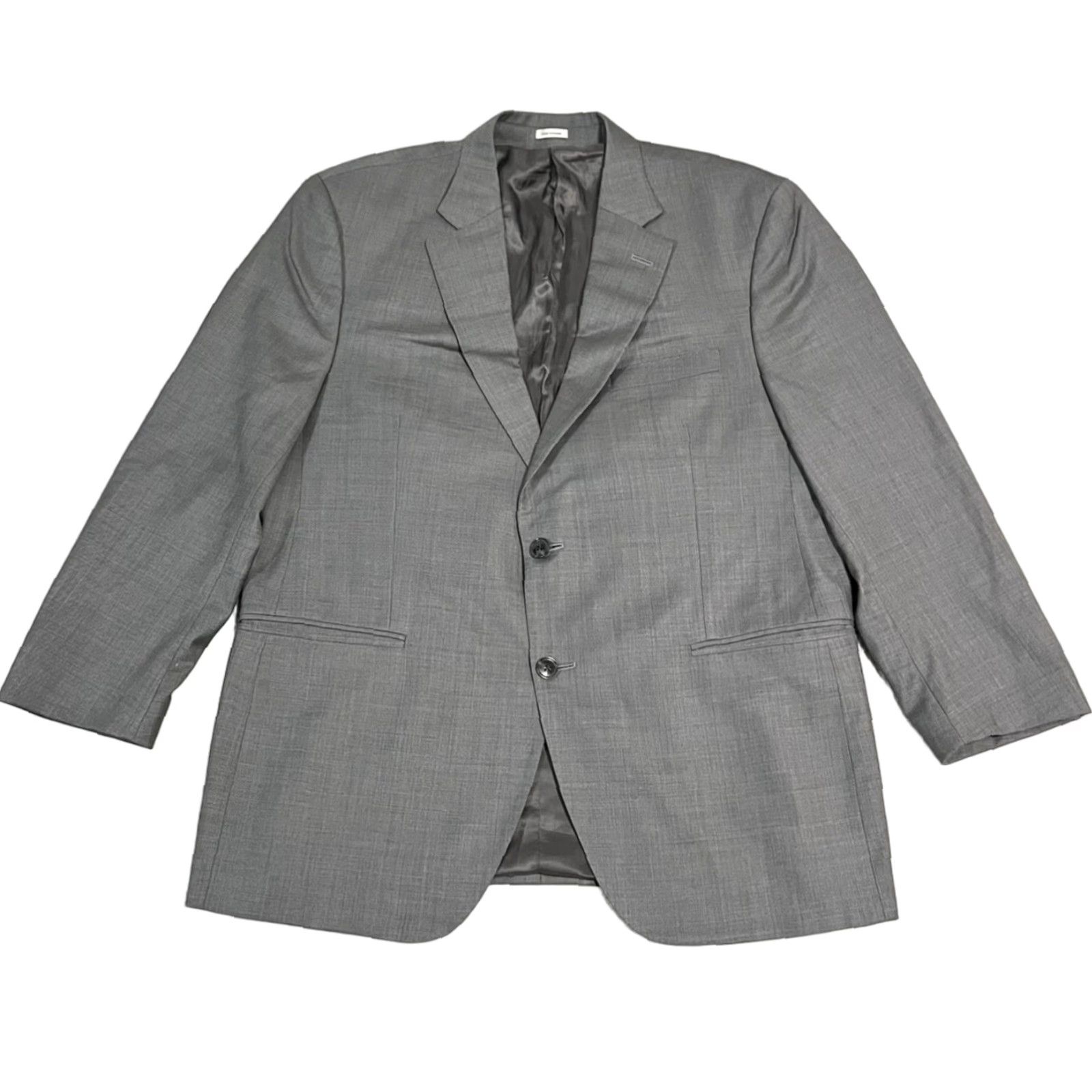Peter Millar VINTAGE Peter Millar Blazer Mens 46R Gray Wool Double Vent 2 Button Sport Coat Union Size 46R - 1 Thumbnail