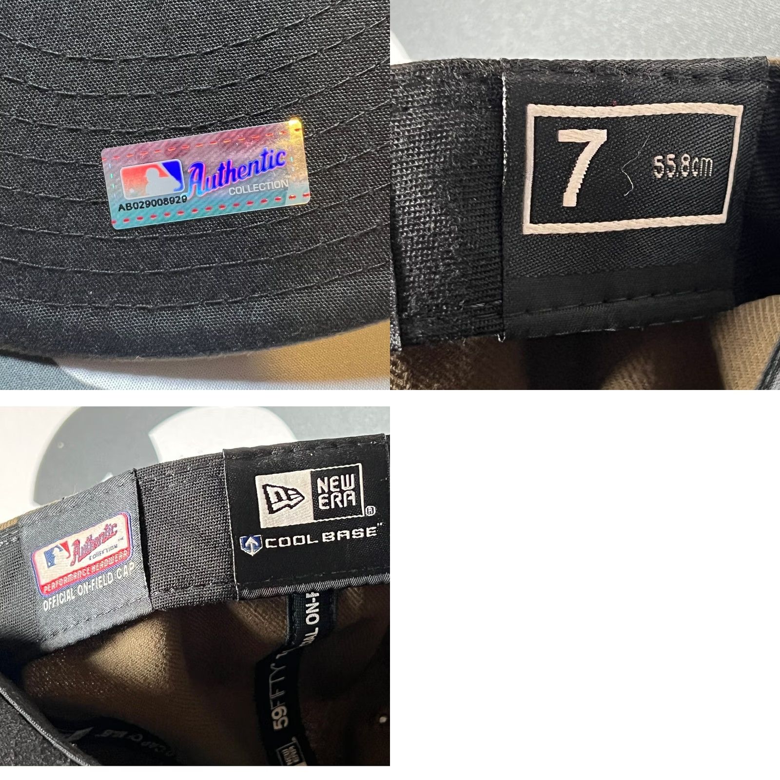 New Era New Era San Diego Padres Hat Mens 7 Brown 59FIFTY Fitted MLB Authentic On-Field Size ONE SIZE - 8 Thumbnail