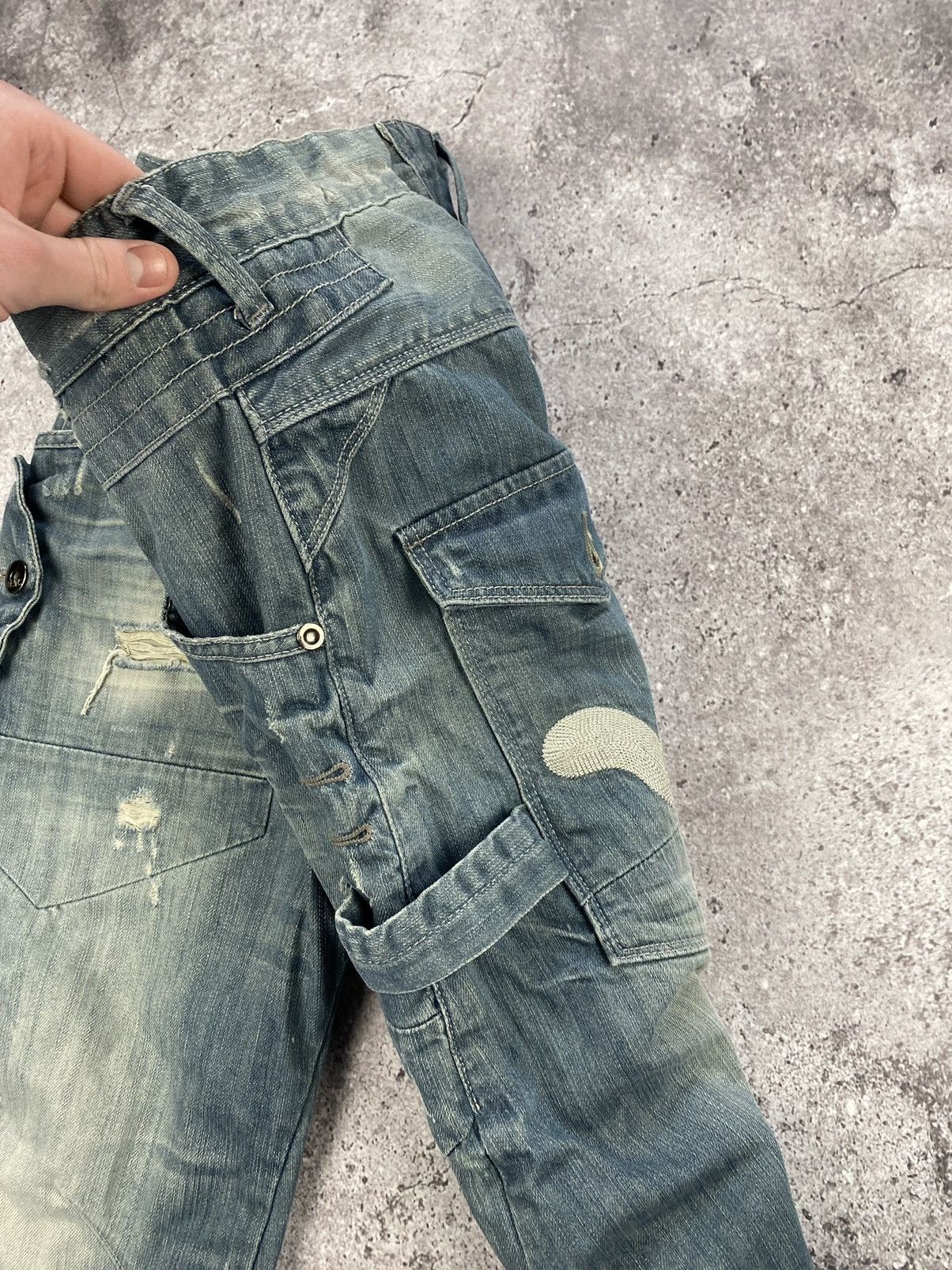 Japanese Brand × Vintage × Voi Jeans Vintage Y2K Japanese Voi Jeans Distressed Evisu rare denim Size US 34 / EU 50 - 9 Thumbnail