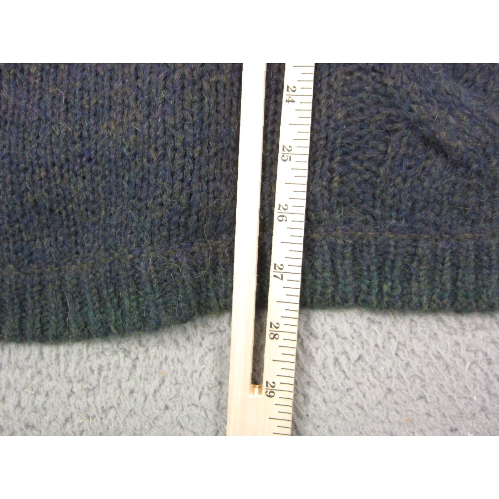 Vintage Sisters Sweater Womens 4X Plus Purple Green Turtleneck Alpaca Wool Stripe Pullover Knit Size XXL / US 16-18 / IT 52-54 - 6 Thumbnail