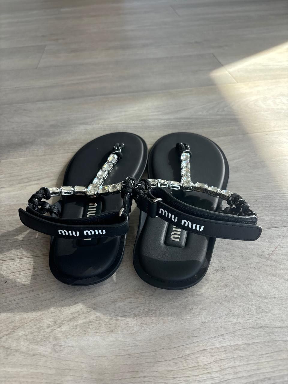 Miu Miu Miu Miu Cotton Cord Thong Sandals Size US 7 / IT 37 - 3 Thumbnail