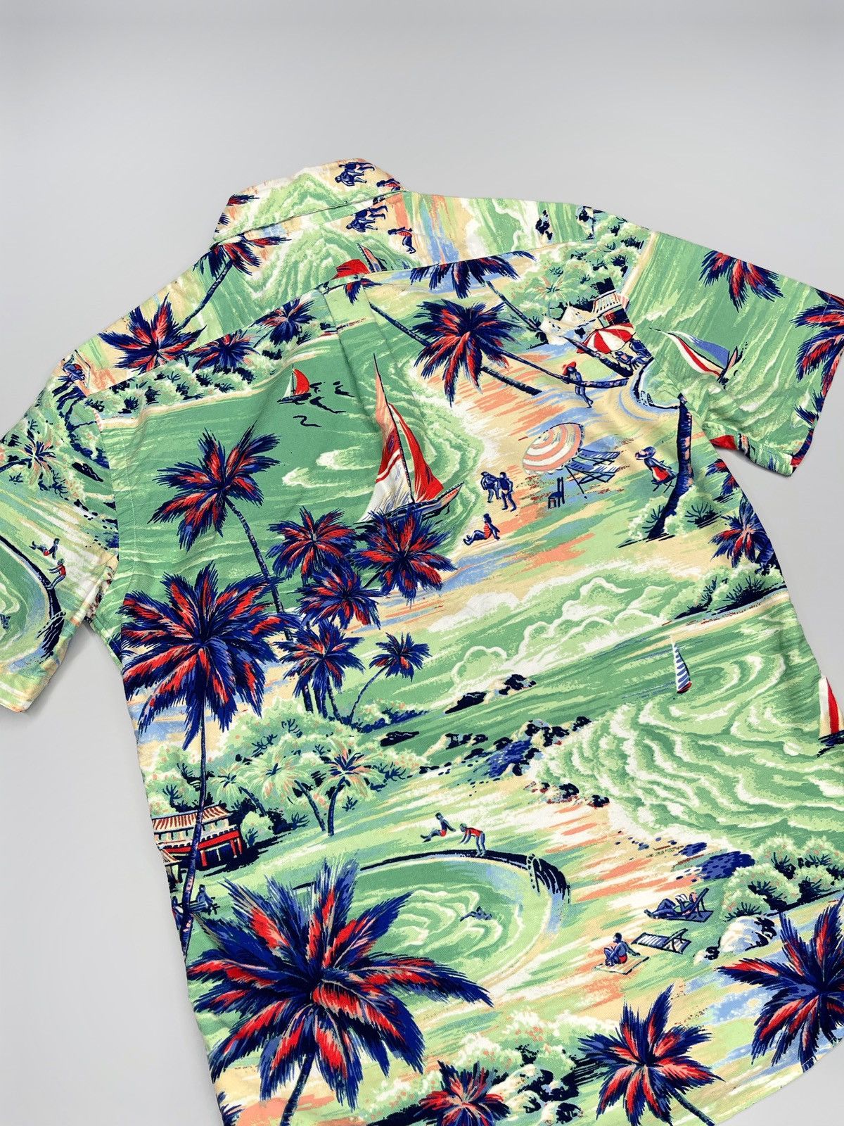 Polo Ralph Lauren × Vintage RARE Polo Ralph Lauren Havaii Short Sleeve Shirt Size US S / EU 44-46 / 1 - 8 Thumbnail