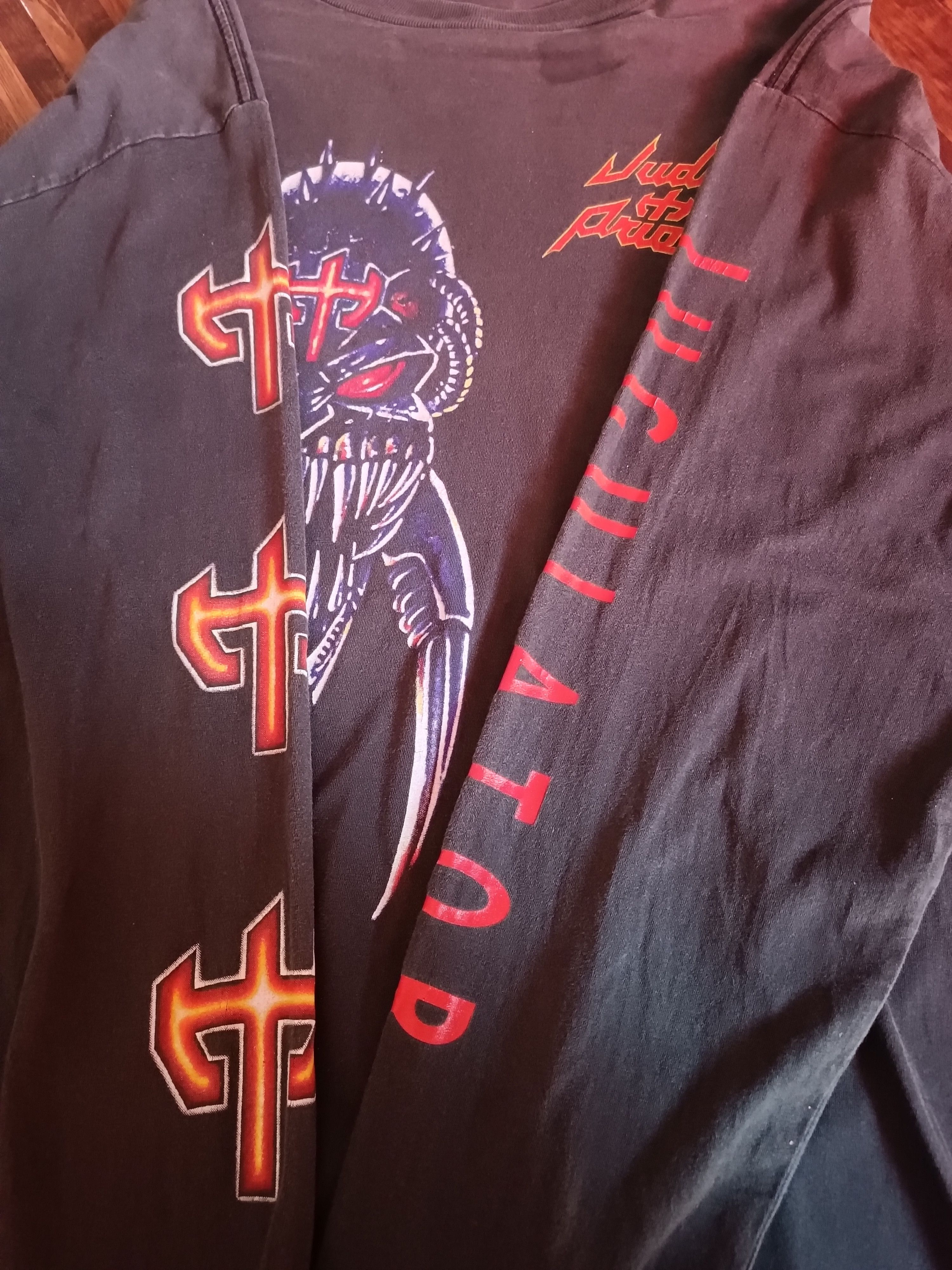 Vintage Vtg Judas priest Rock Jugulator Size US L / EU 52-54 / 3 - 6 Thumbnail
