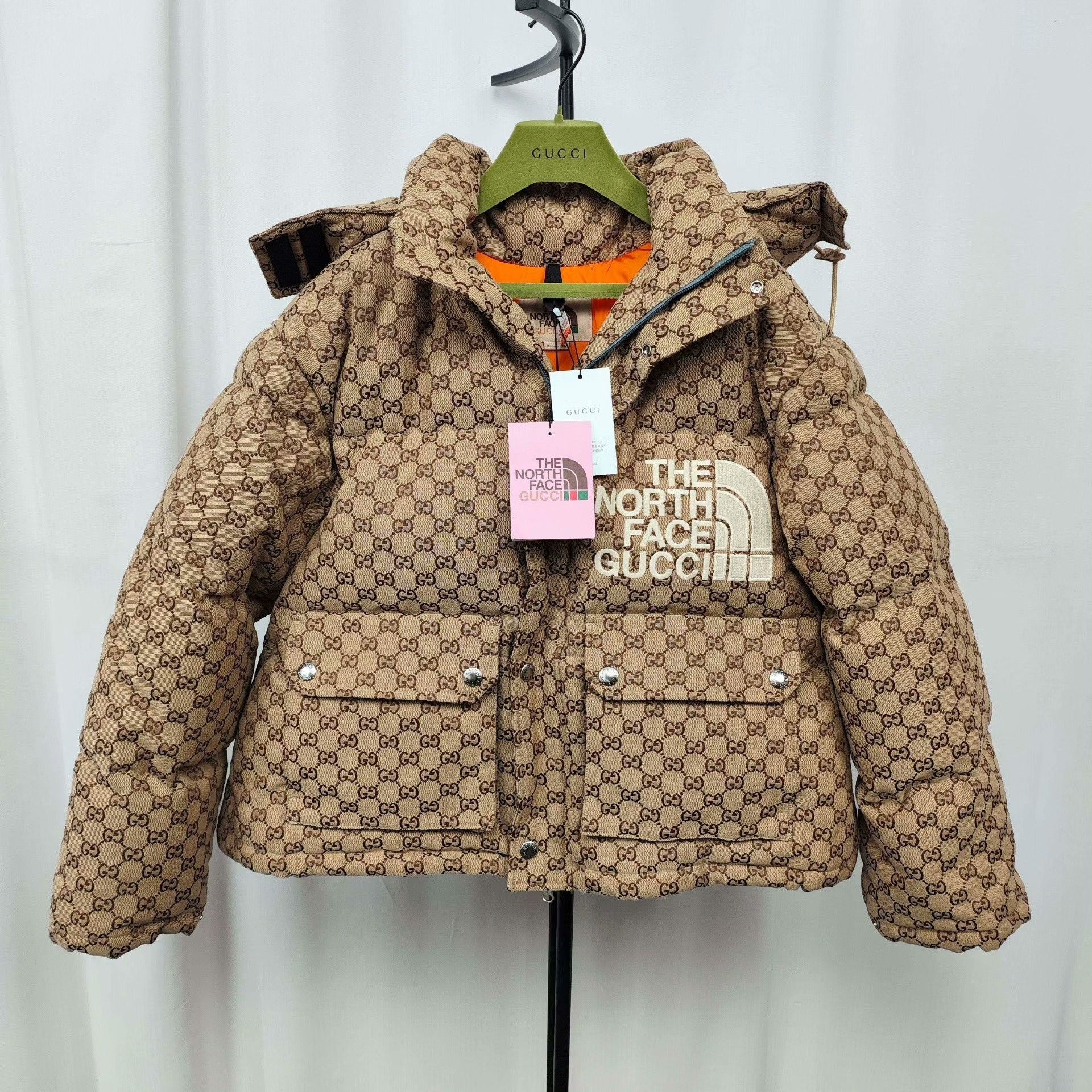 The North Face The North Face Collab Down Beige Down Jacket XS Women Size XS / US 0-2 / IT 36-38 - 1 Thumbnail