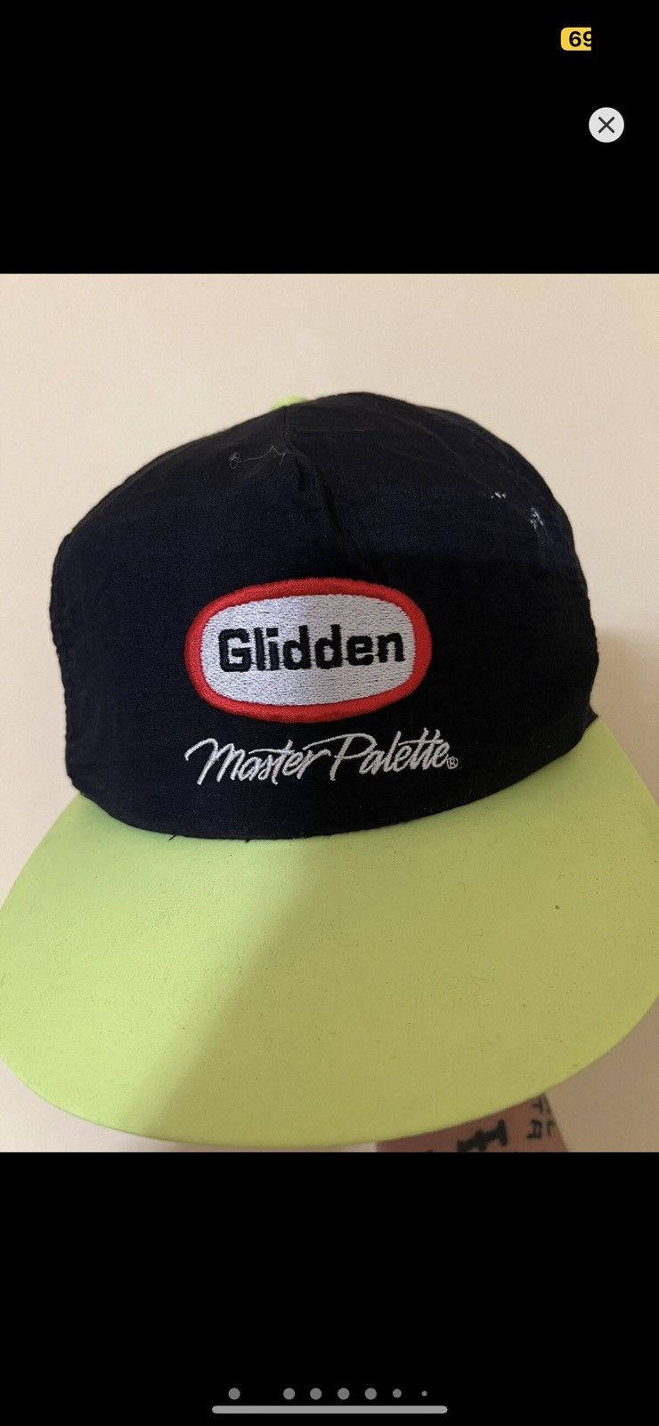 Vintage ***FINAL DROP***RARE 90s GLIDDEN MASTER PALETTE NYLON HAT Size ONE SIZE - 2 Thumbnail