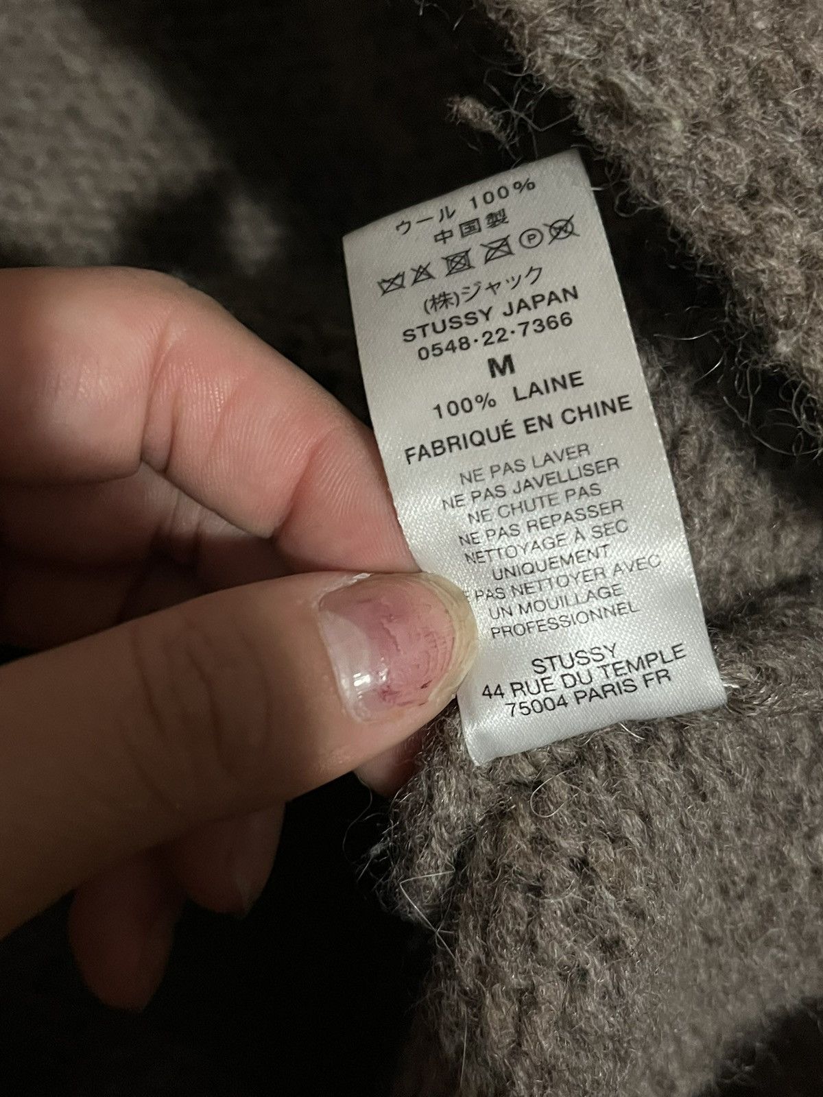 DENIM TEARS × Stussy Stussy x DENIM TEARS Sweater Size US M / EU 48-50 / 2 - 8 Thumbnail