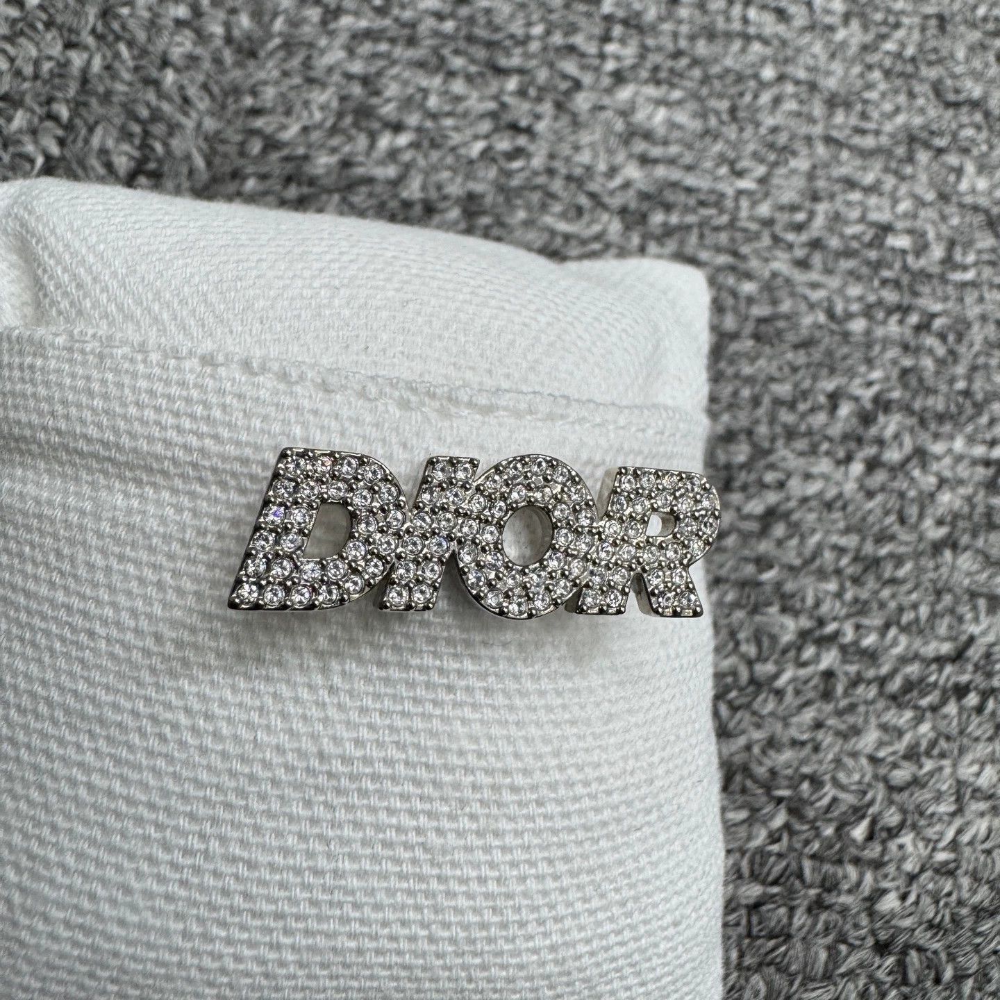 Dior Dior Crystal Letter Brooch 99 New Size ONE SIZE - 3 Thumbnail