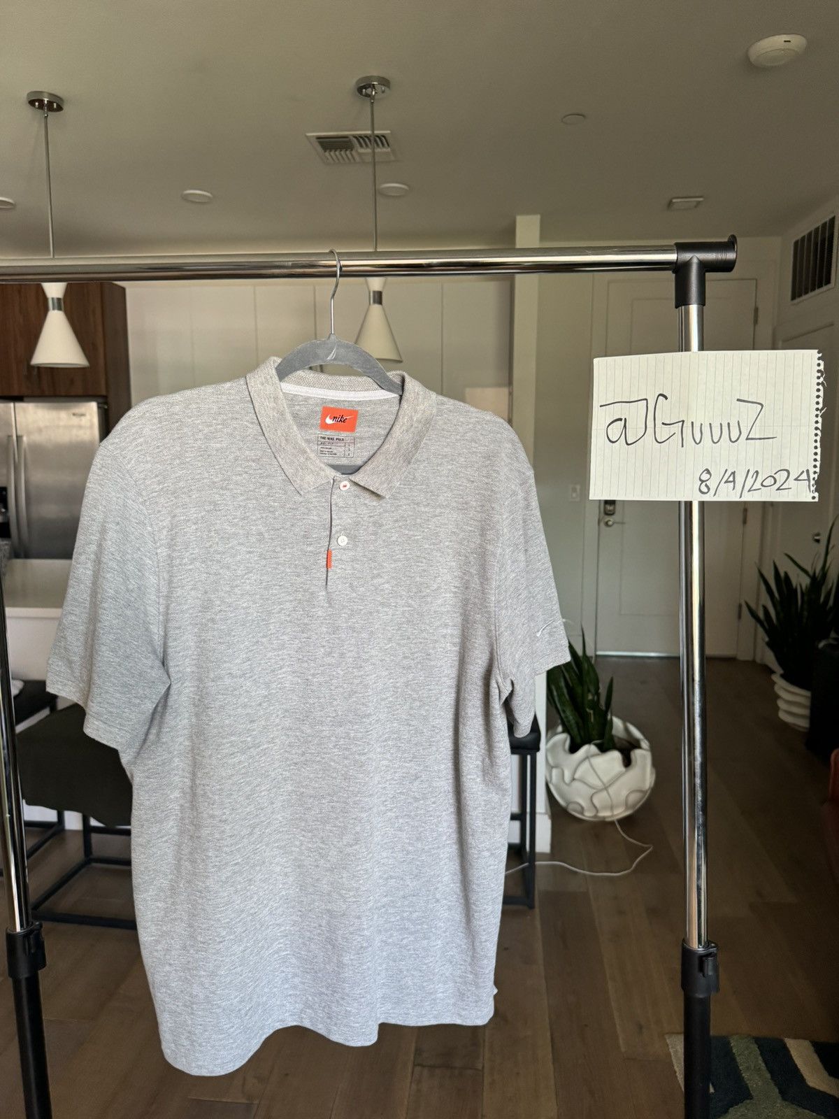 Nike Nike grey polo Size US L / EU 52-54 / 3 - 1 Thumbnail