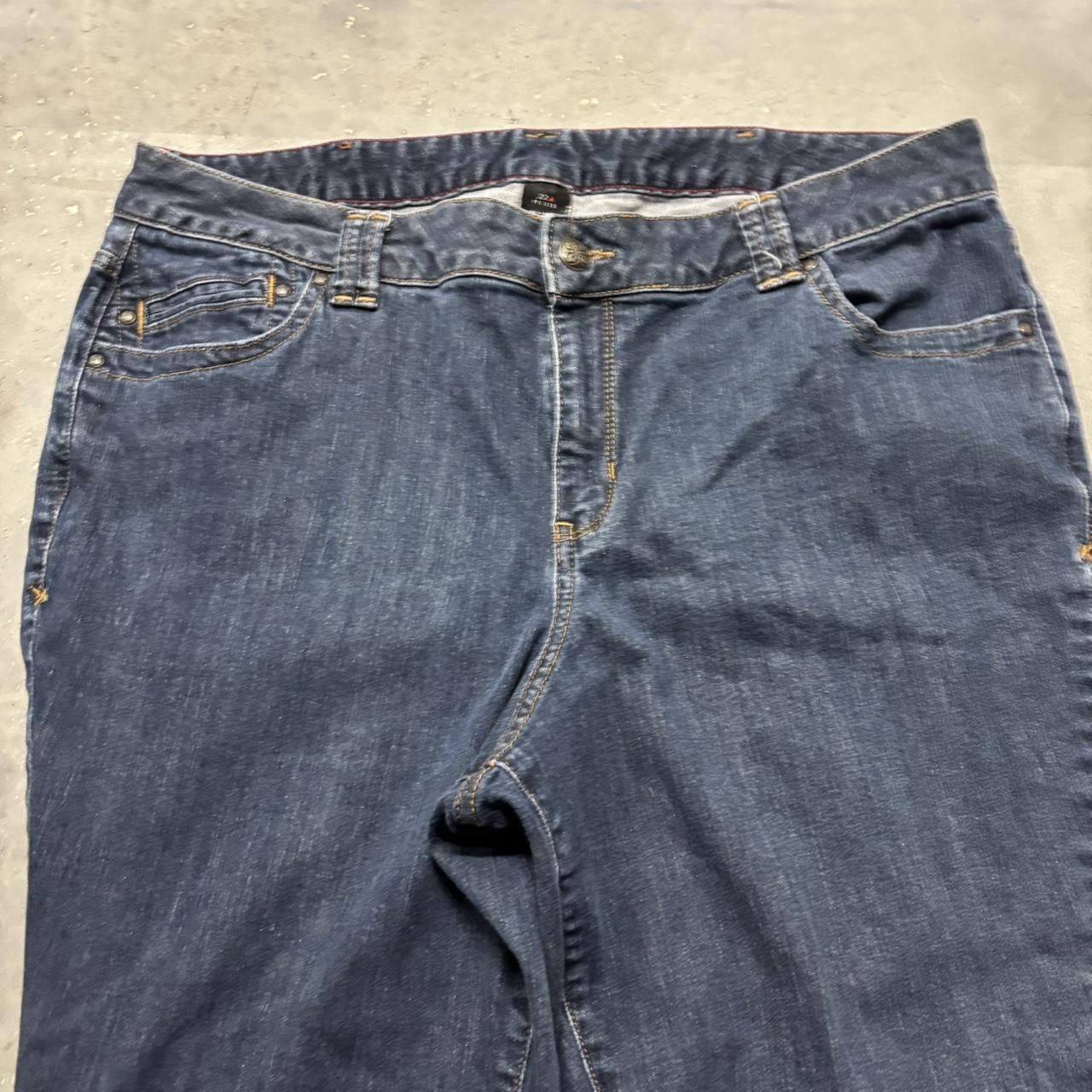 Japanese Brand × Vintage Crazy Vintage Y2K/2000s Baggy Dark Wash Skater Grunge Denim Jeans! Size US 38 / EU 54 - 5 Thumbnail