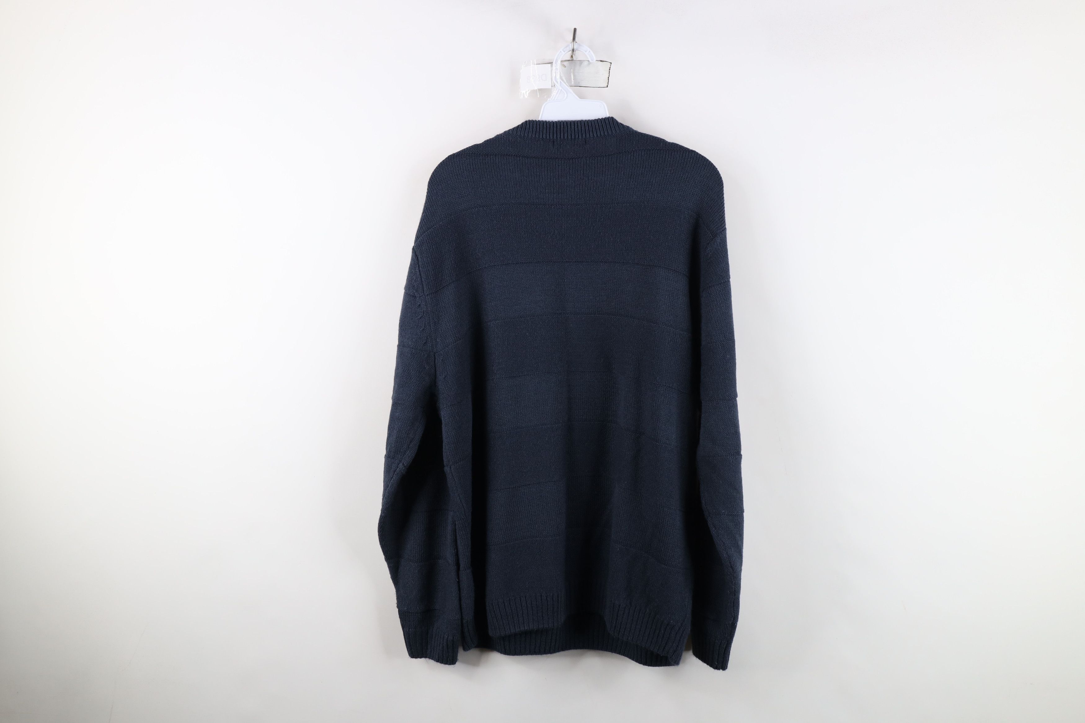 Vintage Vintage 90s Streetwear Lightweight Crewneck Sweater Blue Size US M / EU 48-50 / 2 - 6 Thumbnail