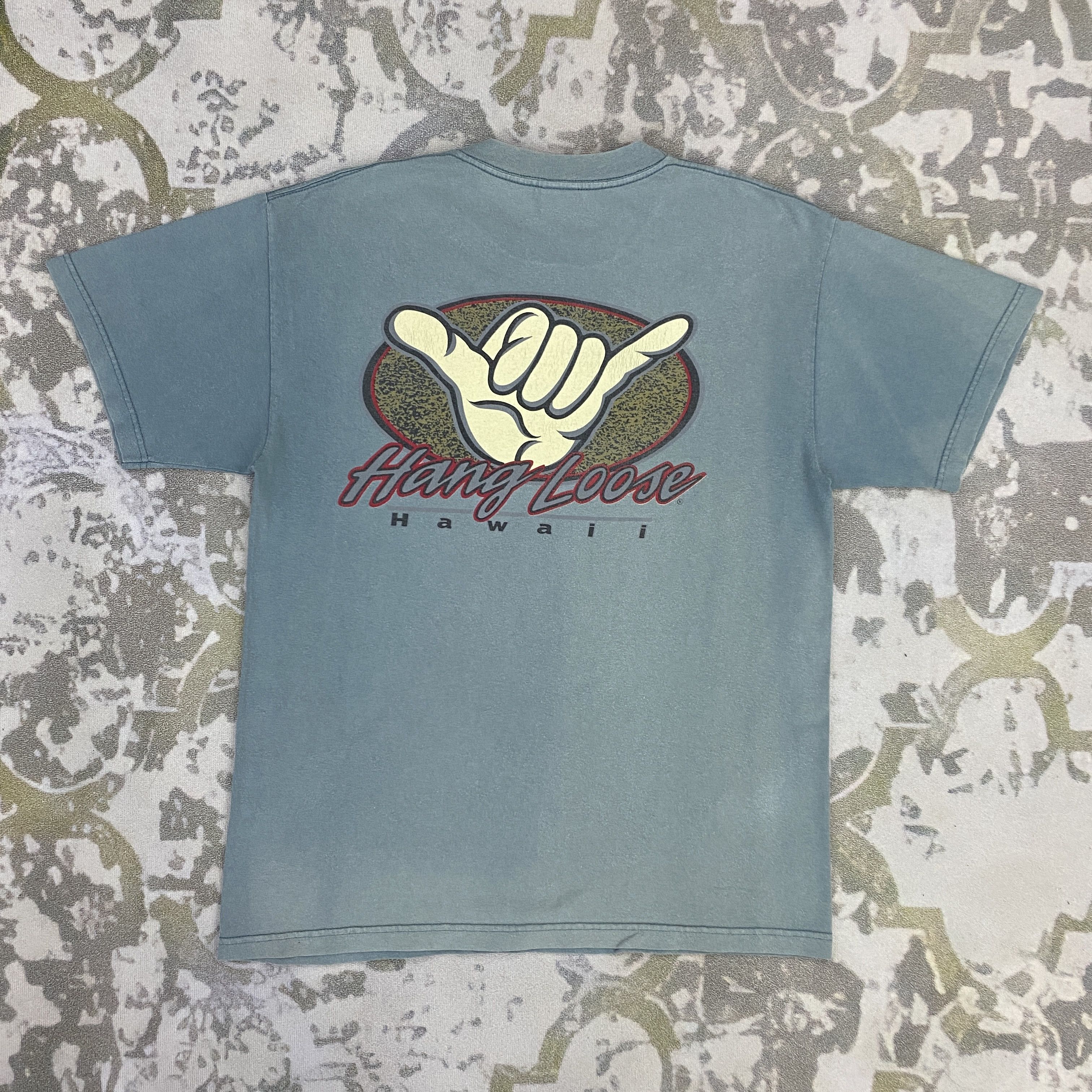 Vintage Vintage Hang Loose Sun Faded Large Shirt - K043 Size US L / EU 52-54 / 3 - 1 Thumbnail