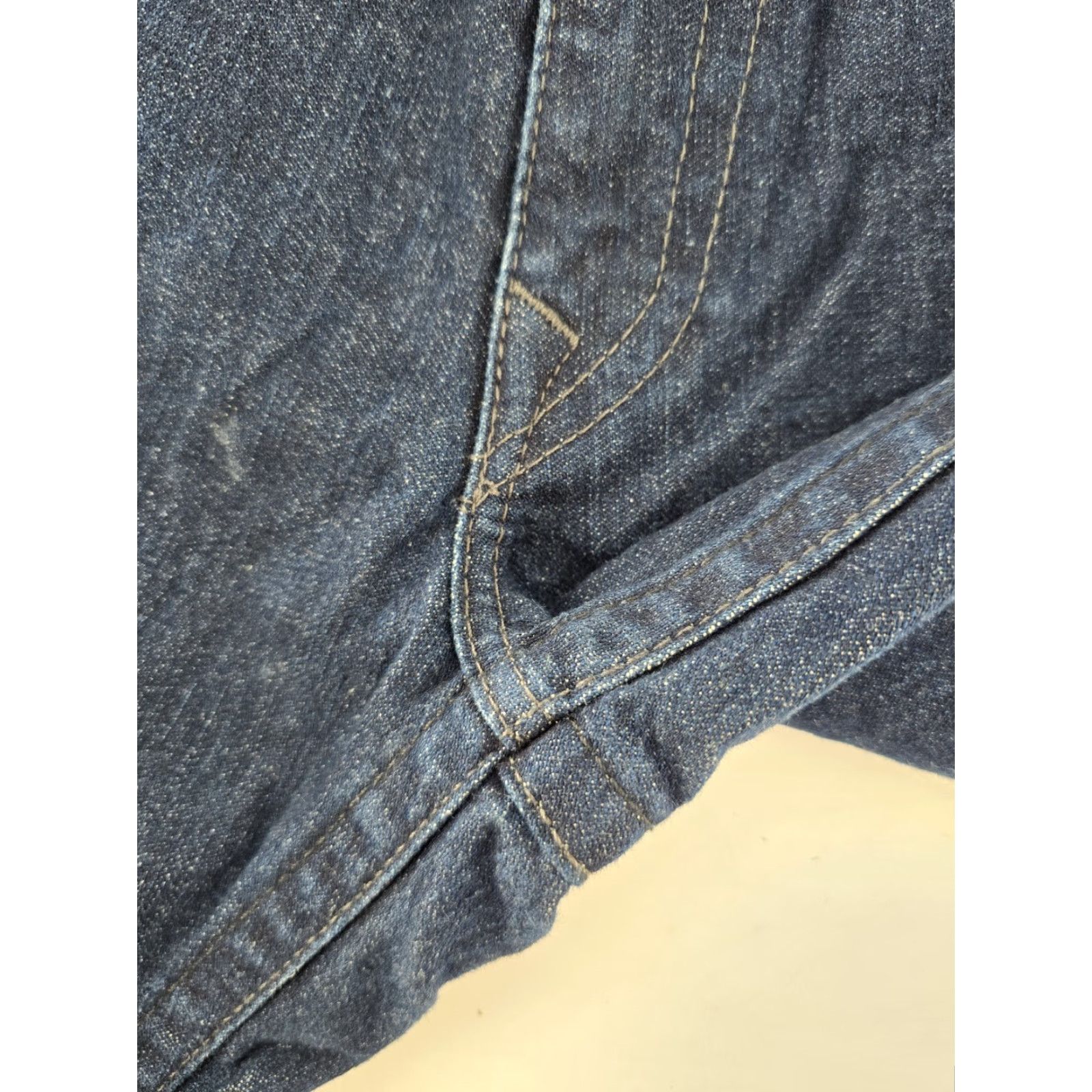 Y2K True Religion Jeans 34X29 USA Dark Wash World Tour Ricky