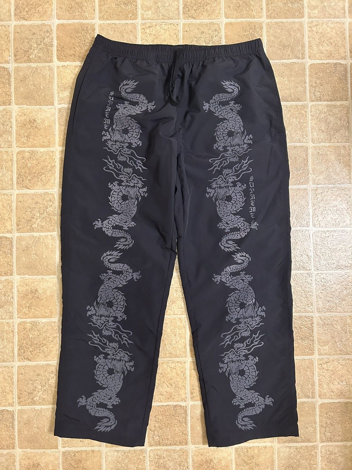Supreme Supreme Dragon Track Pants SS21 (Black) | Grailed