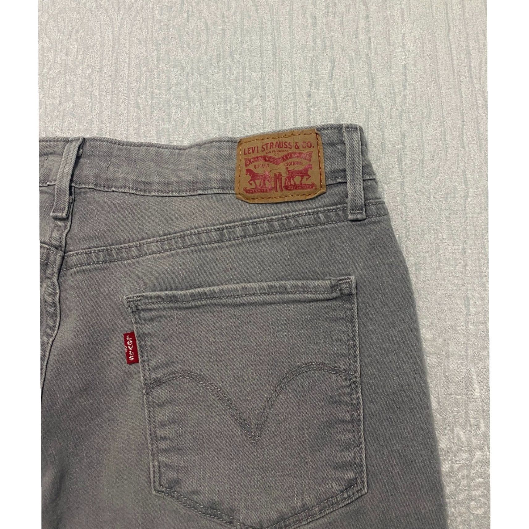Levi's Levi's Jeans Slim Skinny Women's Size 32 Gray Denim Comfort Stretch Size 24" / US 00 / IT 34 - 3 Thumbnail