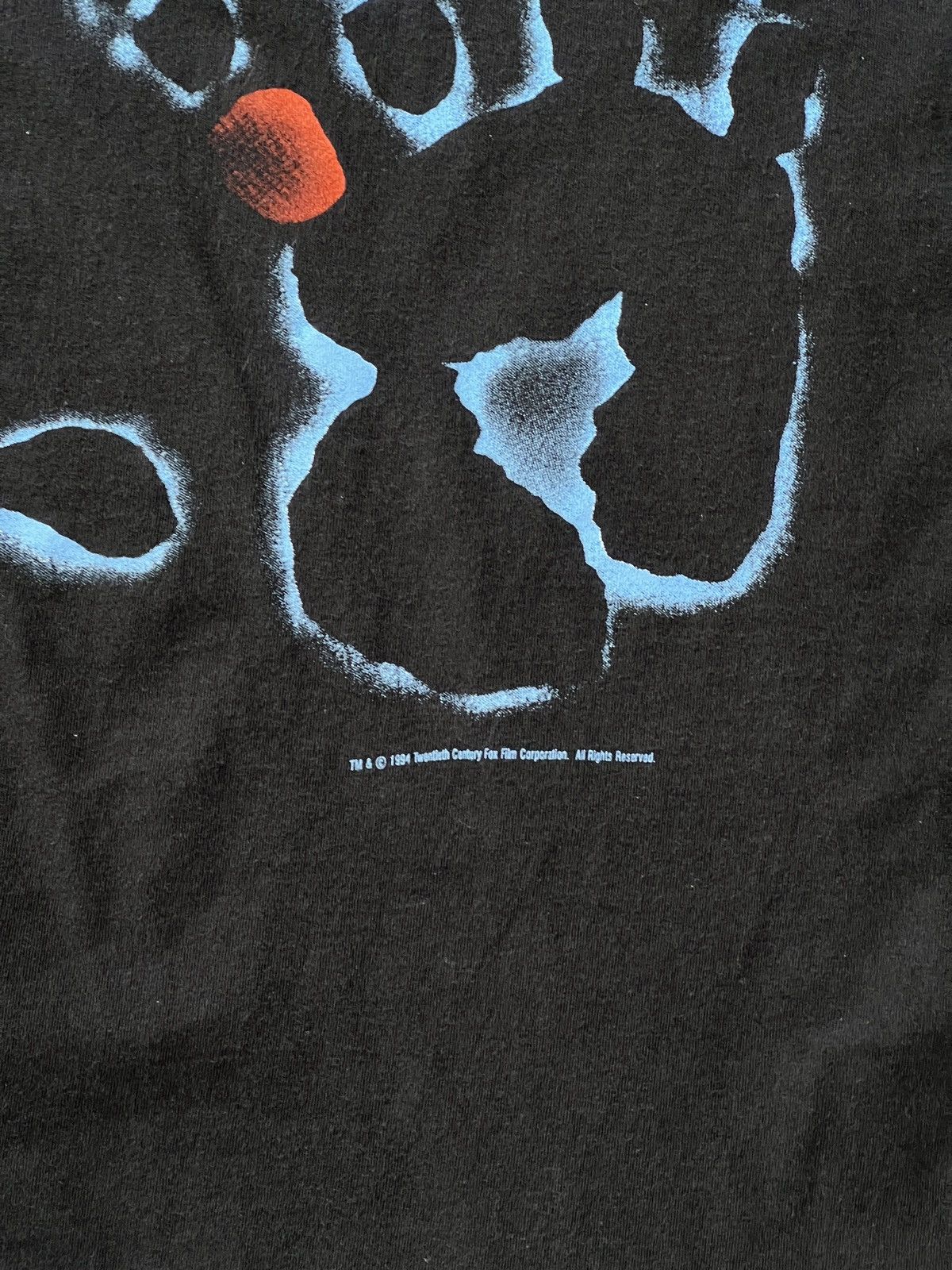 Vintage Vintage 1994 X Flies Handprint TV Tee Single Stitch XL Size US XL / EU 56 / 4 - 7 Thumbnail