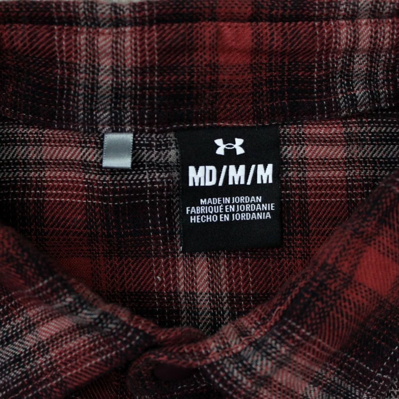 Under Armour Under Armour Tradesman Flex Flannel Shirt Men Medium Red/Gray Cotton Snap Button Size US M / EU 48-50 / 2 - 7 Thumbnail